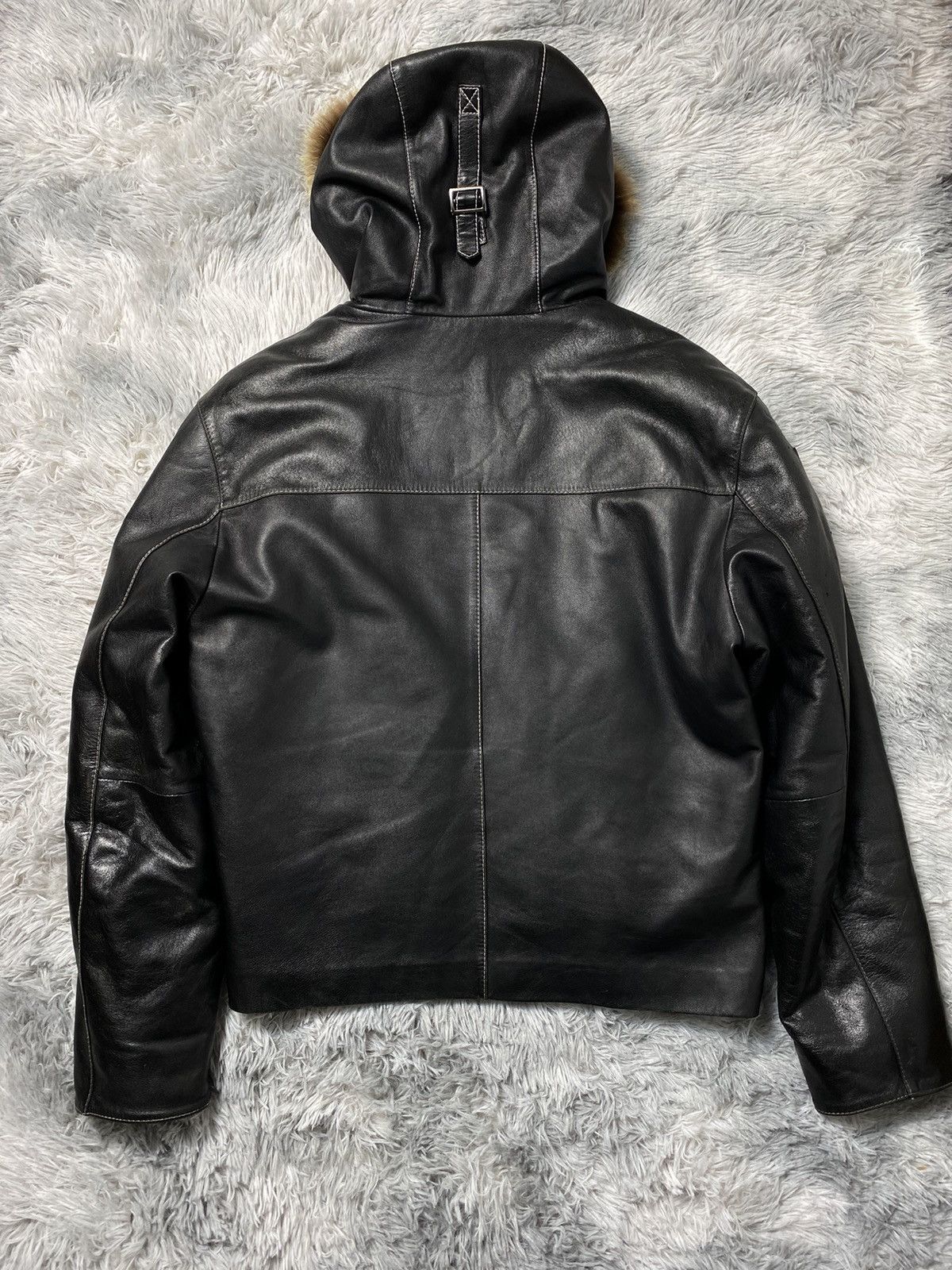 GF Ferre Gianfranco Ferre GF Ferre Leather Jacket with Genuine Fur Size L / US 10 / IT 46 - 15 Thumbnail