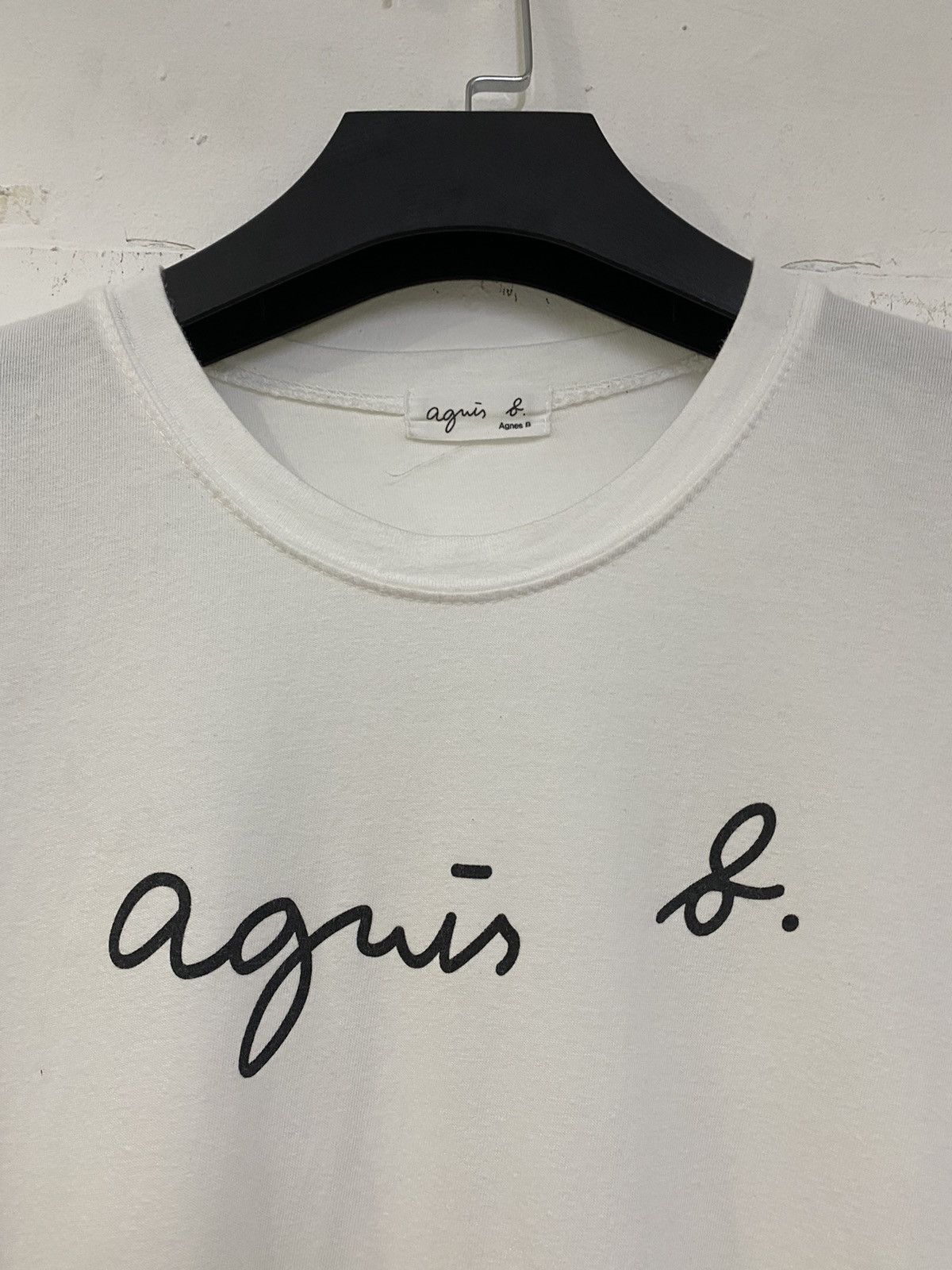 agnes b. 💥JAPANESE DESIGNER AGNES B BASIC SPELL OUT SHIRT Size M / US 6-8 / IT 42-44 - 3 Thumbnail