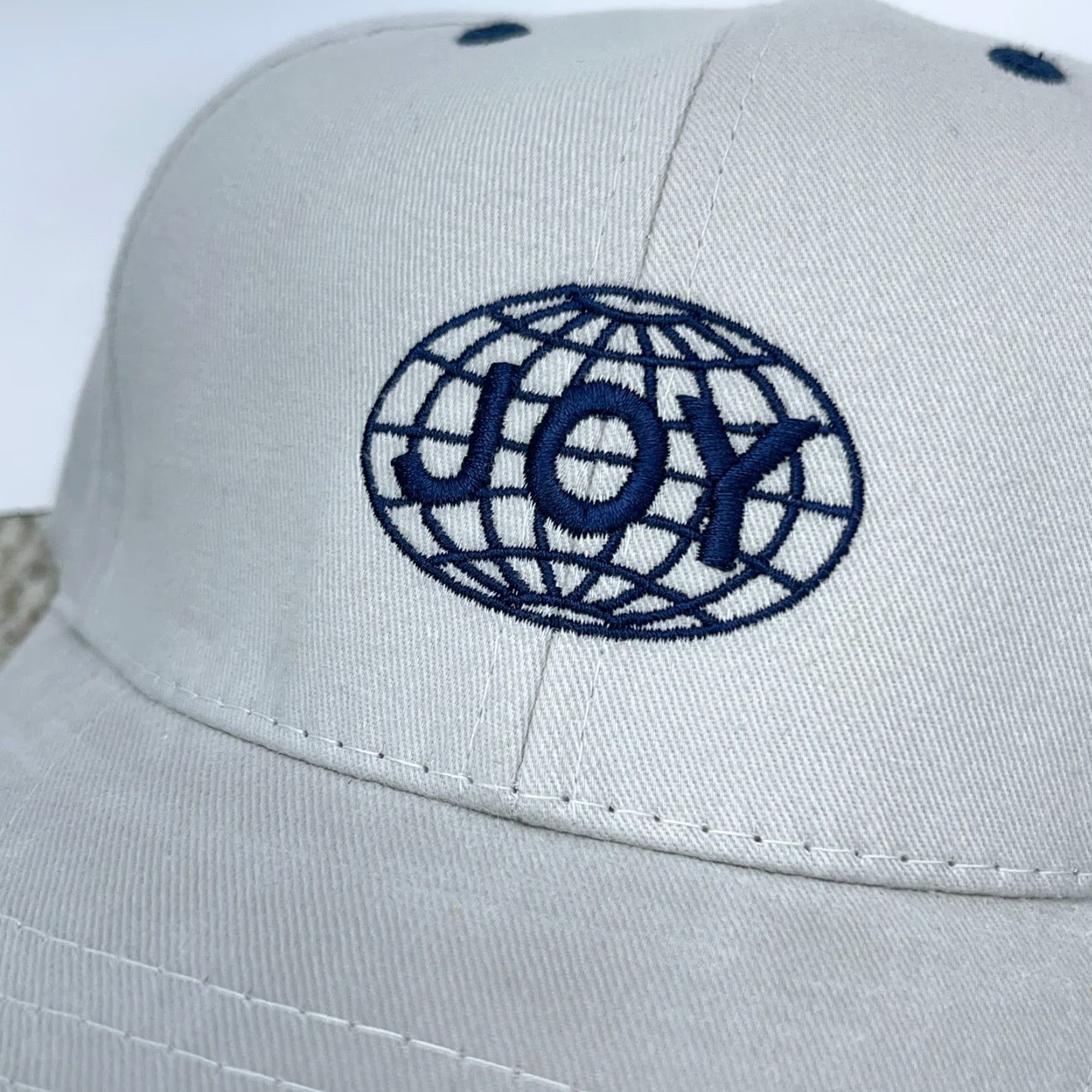 Vintage VINTAGE Joy Hat Cap Basebal l Adjustable Twill Gray Blue 80s Advertising USA Men Adjustable Baseball Cap Mens Size ONE SIZE - 2 Thumbnail