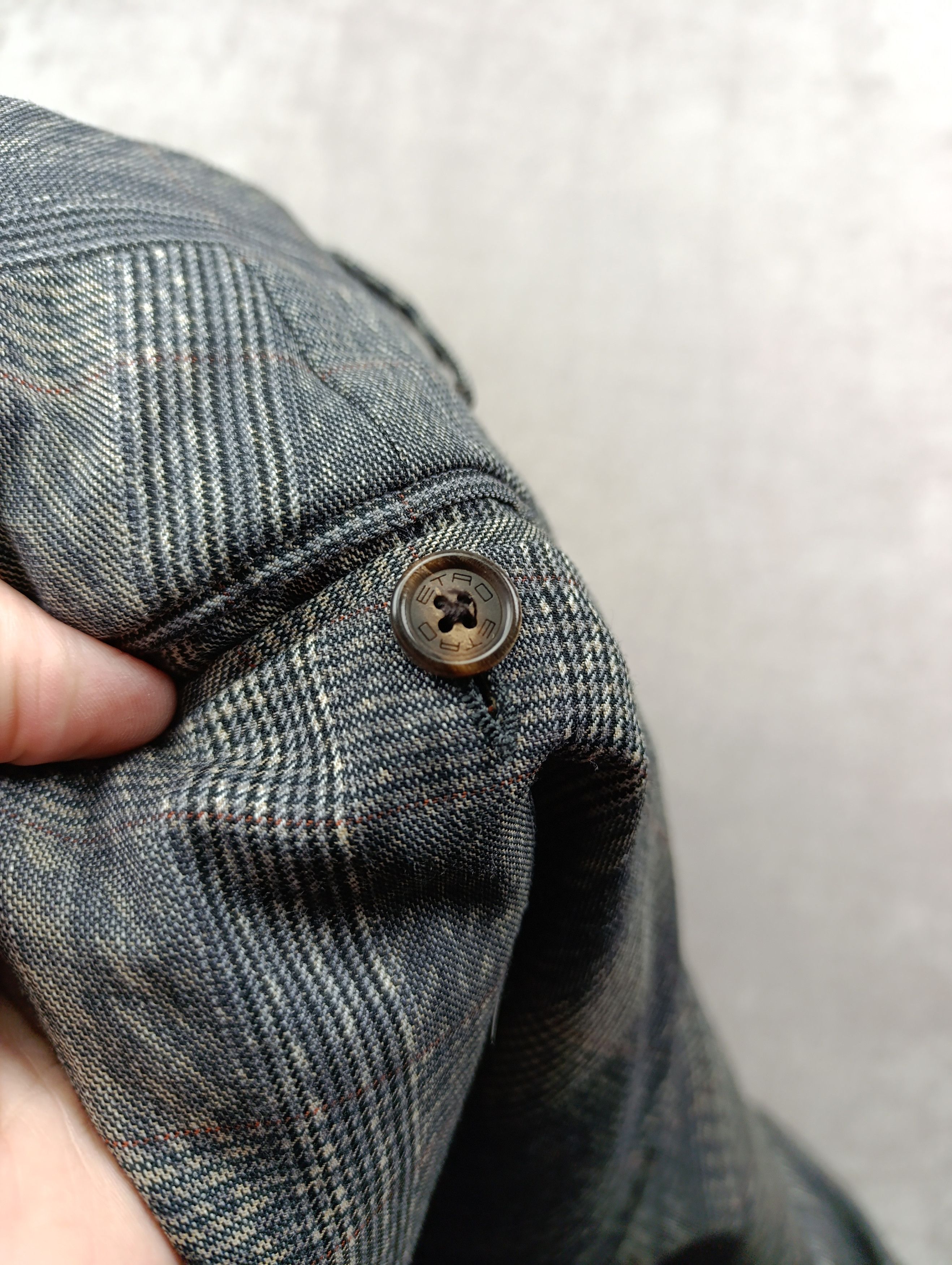 Etro Etro Mens Wool Trousers Size 48 Made In Italy Size 48R - 18 Thumbnail