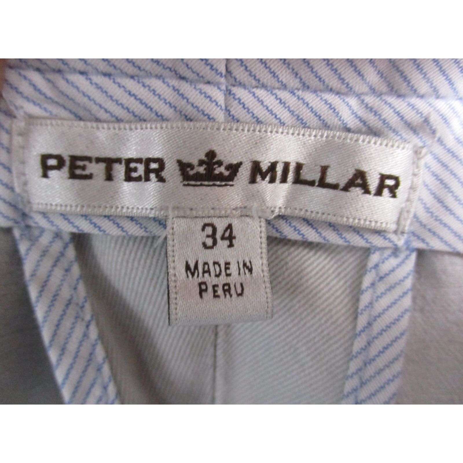 Peter Millar Peter Millar Crown Sport Pants Mens 34 Beige Golf Stretch MCOB84 Crown Sport Pant Mens 34 Beige Straight Leg Chino Modern City Logo Size US 34 / EU 50 - 3 Thumbnail