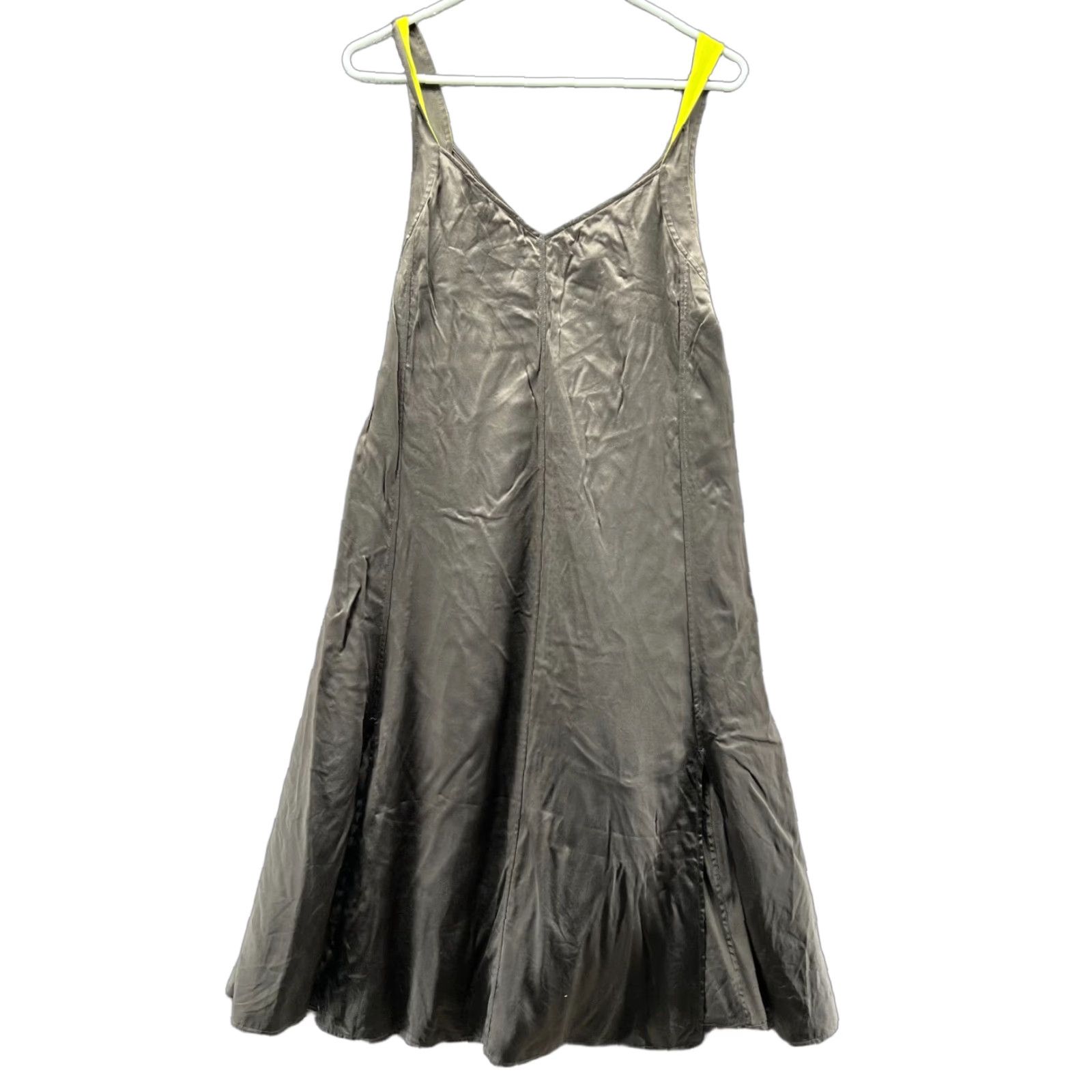 Rag & Bone Rag & Bone Dress Women XS Brown Silk A-Line Midi Sleeveless V-Neck Strap Casual 90s? (Not Vintage) Size XS / US 0-2 / IT 36-38 - 1 Thumbnail