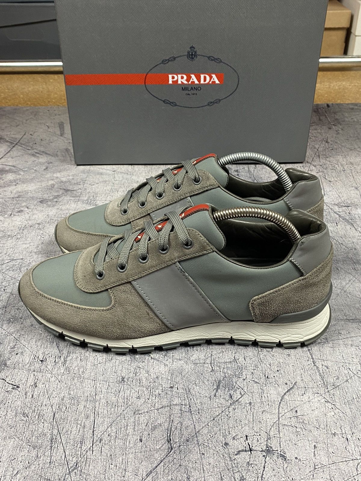 Prada Prada Matchrace Trainers Low Sneakers 4e2718 Size US 6 / EU 39 - 6 Thumbnail