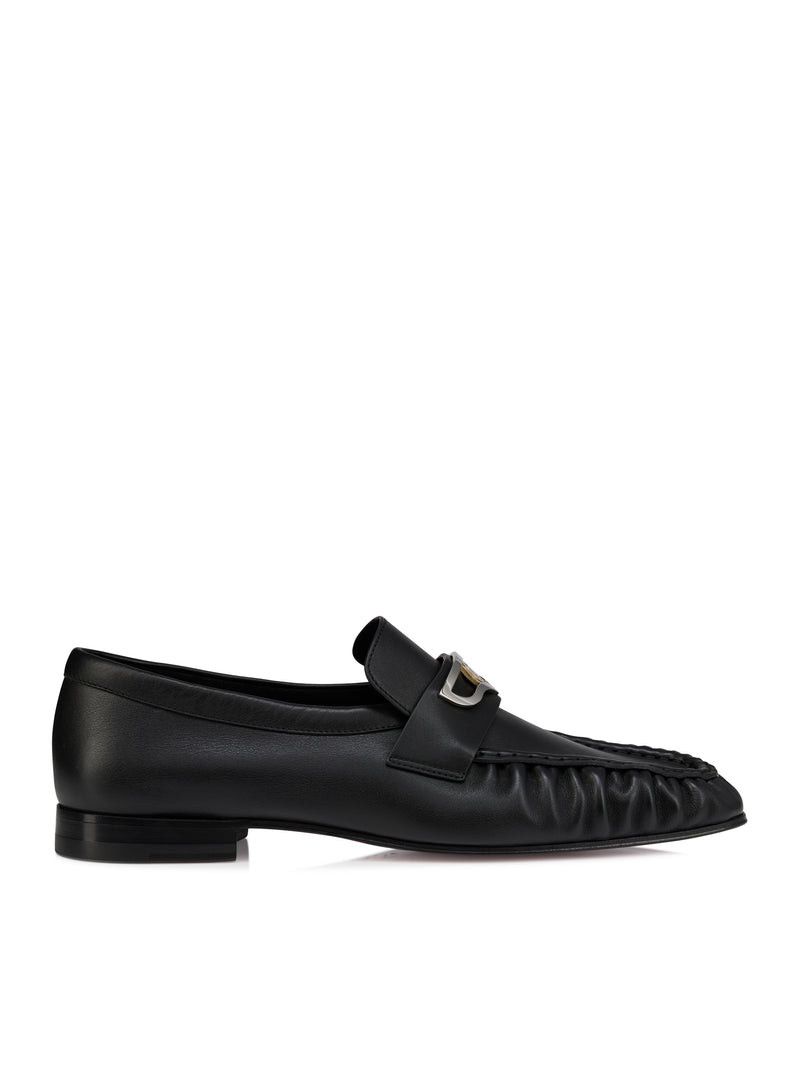 Christian Louboutin LAMBSKIN NAPPA LEATHER MOCALLISTA LOAFERS Size US 7 / EU 40 - 1 Thumbnail