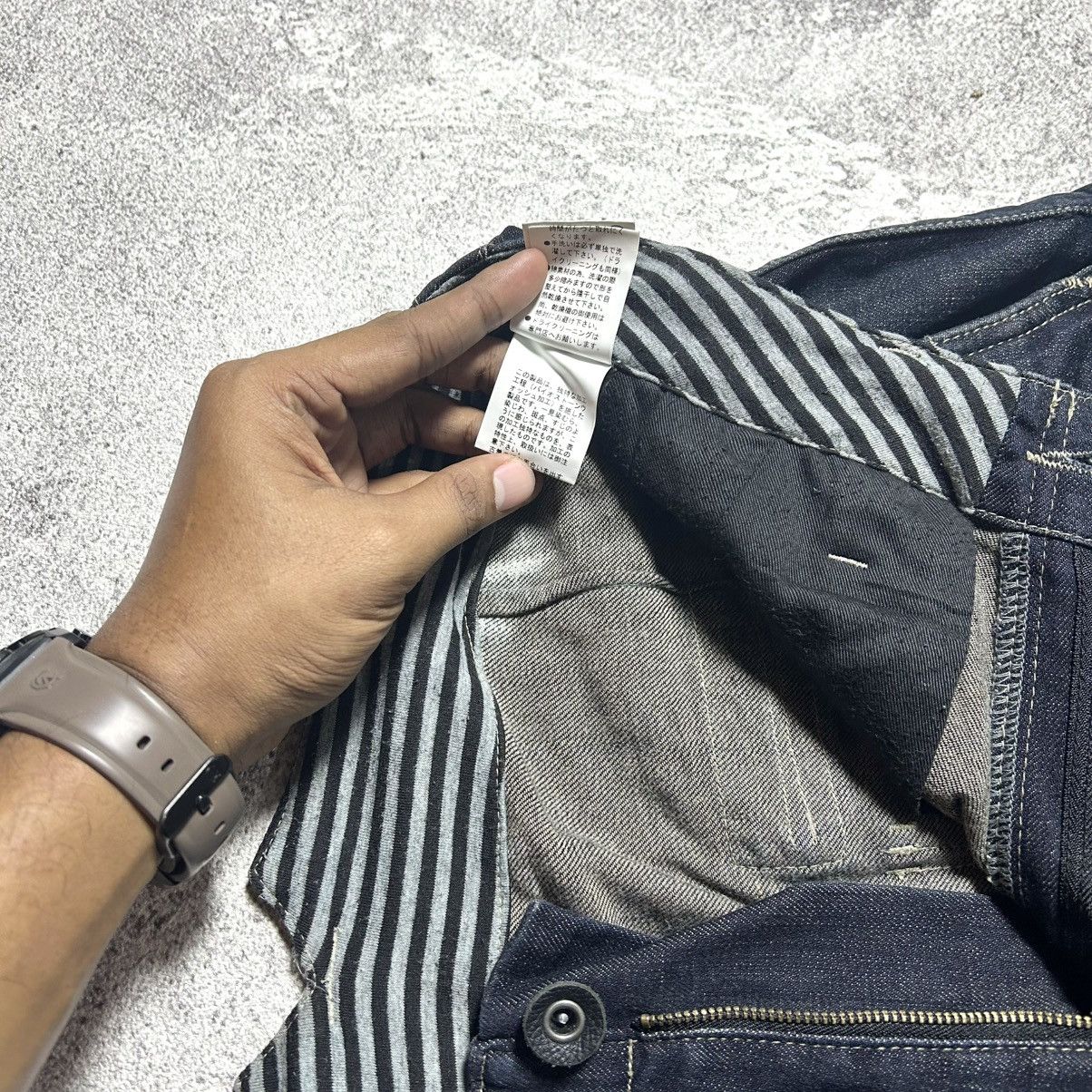 Japanese Brand Vintage Pants Denim PPFM DESTRUCT Strect Material Size US 35 - 17 Thumbnail