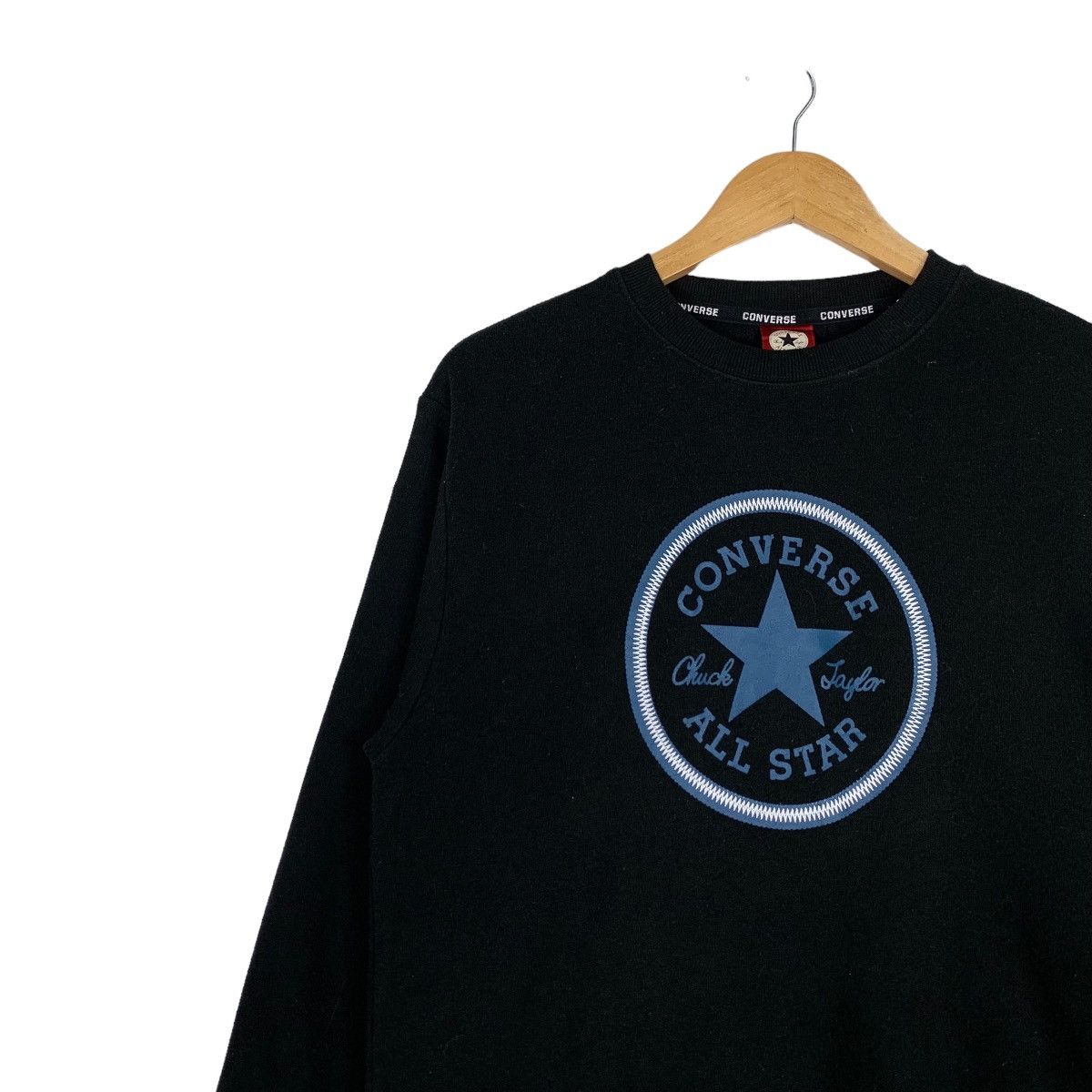 Converse CONVERSE All Star Circle Big Logo Sweatshirt #1164-C53 Size US M / EU 48-50 / 2 - 6 Thumbnail