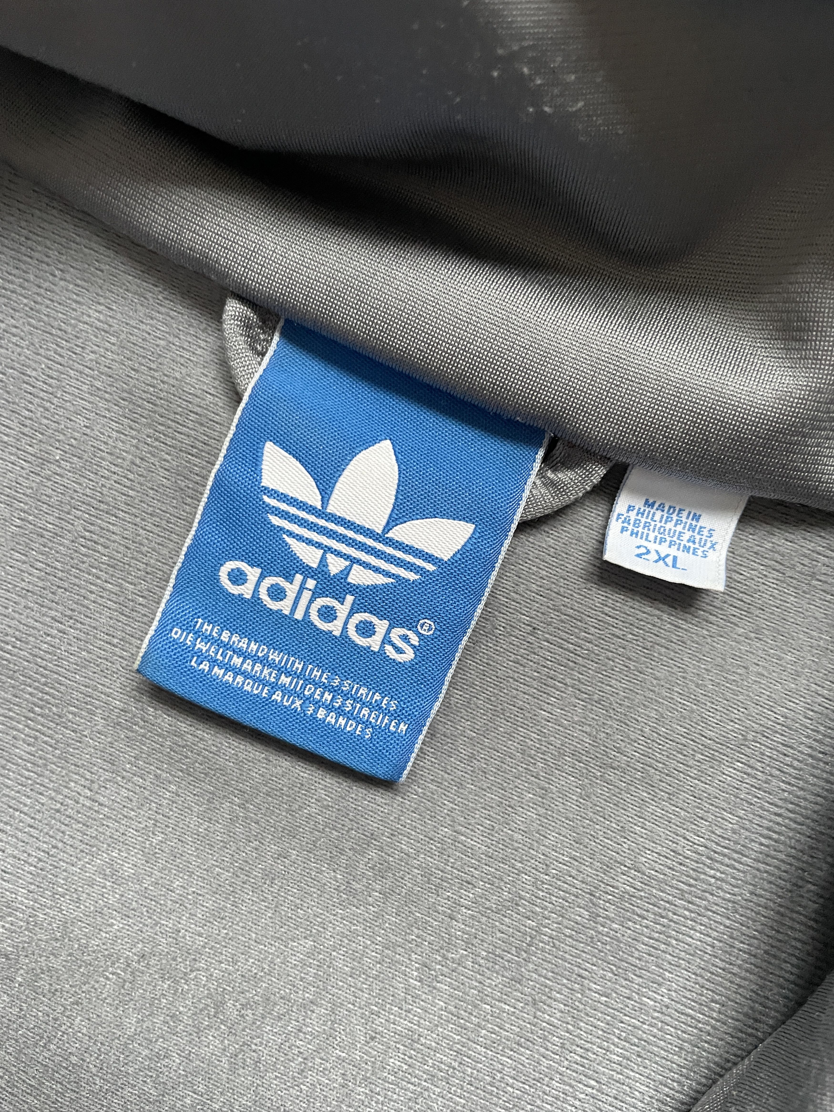 Adidas Y2K ADIDAS ORIGINALS GRAY SILVER VIRAL TRACKTOP ZIP Size US XXL / EU 58 / 5 - 3 Thumbnail