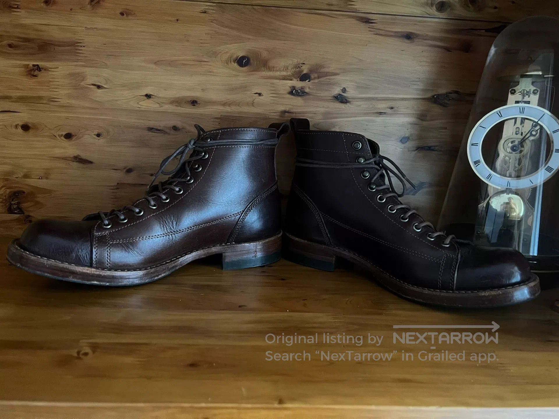 RRL Ralph Lauren glad hand all american brown leather boots. Size US 8 / EU 41 - 5 Thumbnail