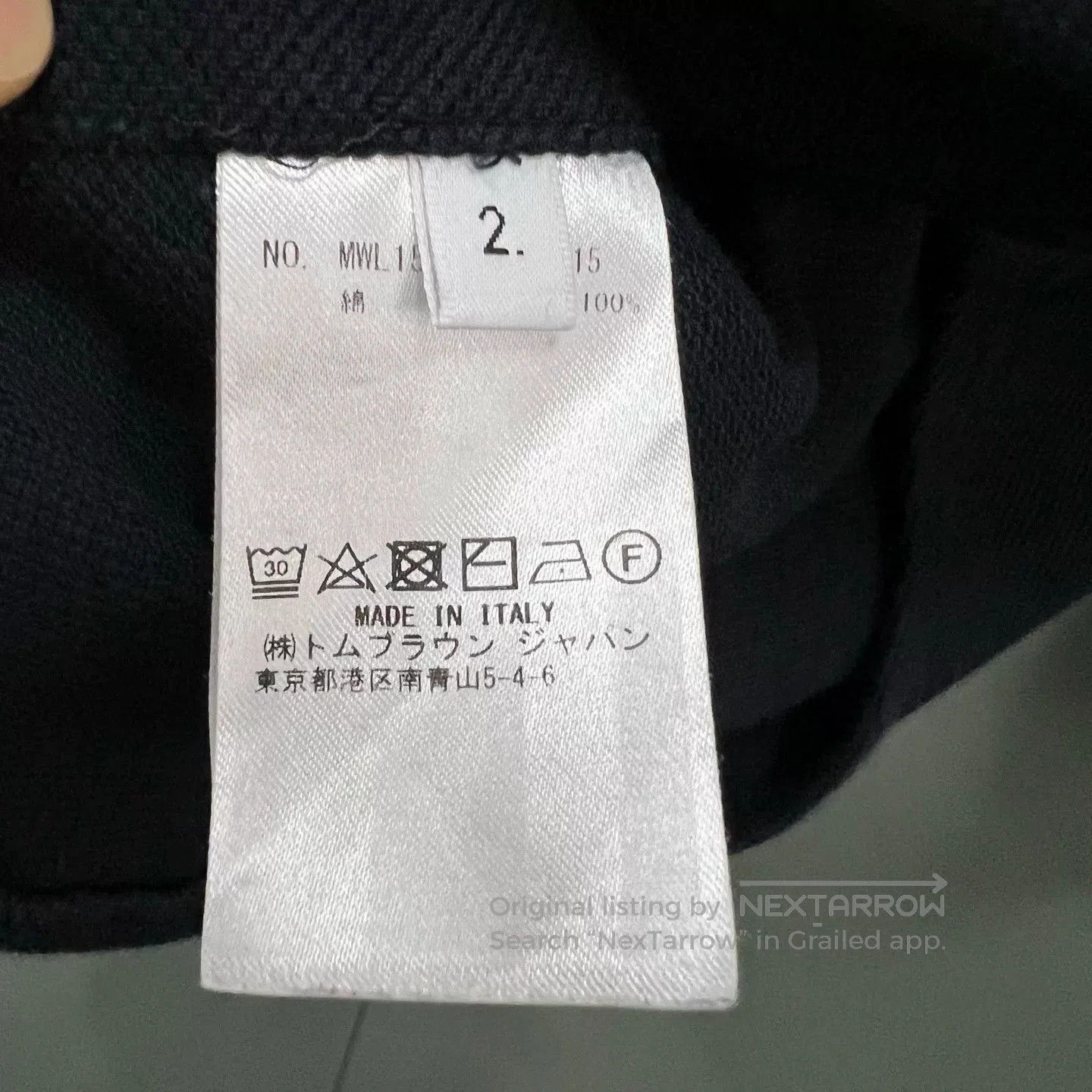 Thom Browne thom browne navy striped long sleeve shirt. Size US M / EU 48-50 / 2 - 4 Thumbnail