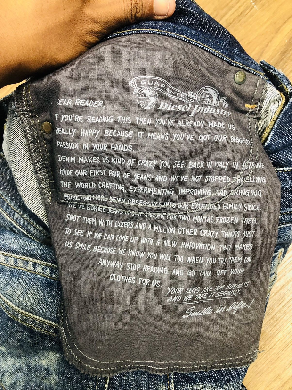 Diesel Diesel Buster 0838E Regular Slim Tapered Jeans (38) Size US 32 / EU 48 - 18 Thumbnail