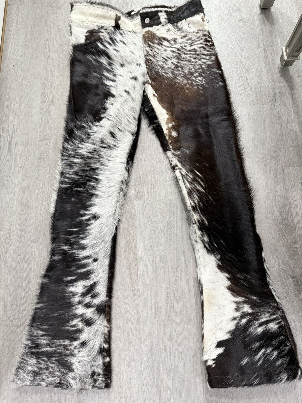 NYRVA Flared Cowhide Pants Size US 32 / EU 48 - 1 Thumbnail