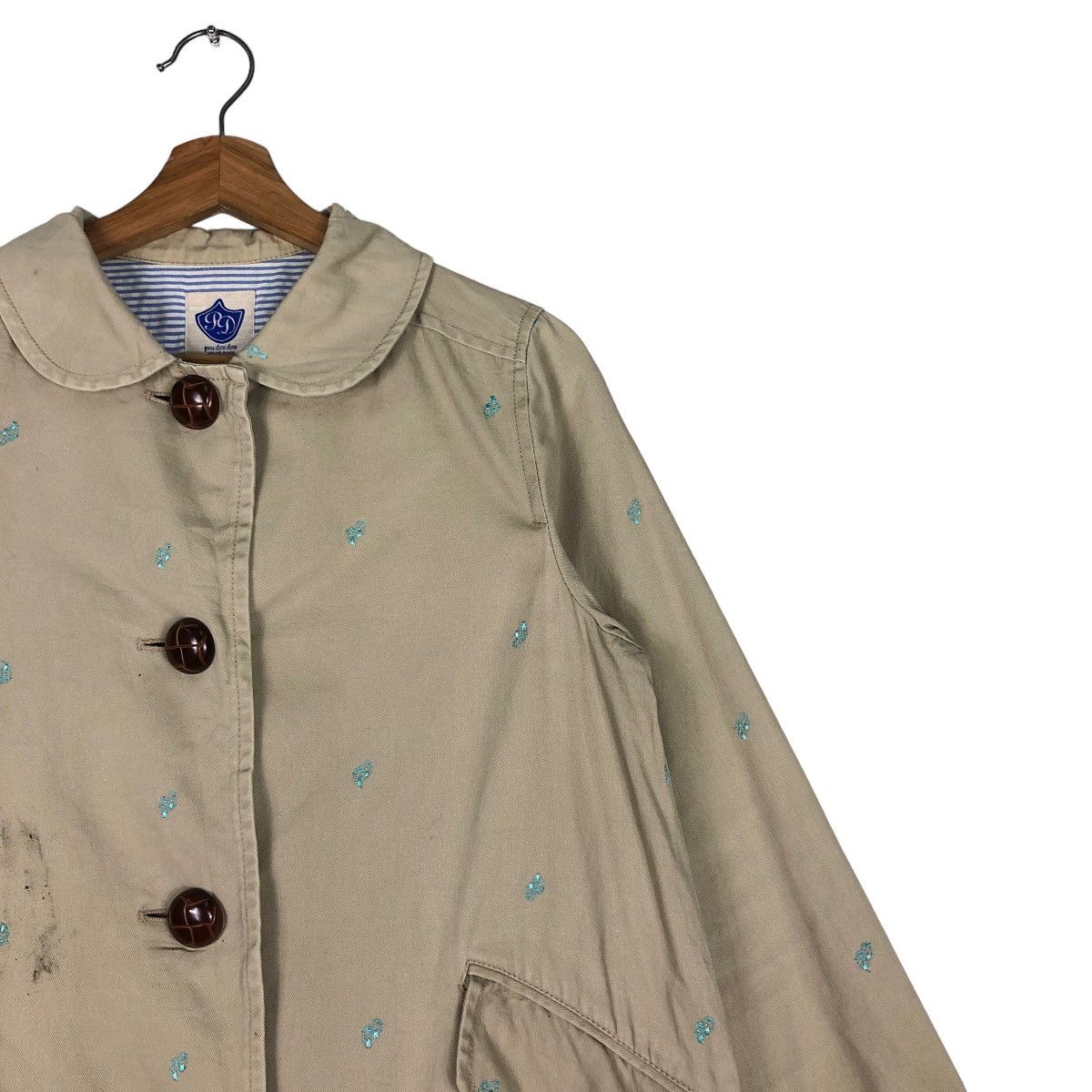 Issey Miyake Vtg Chore Jacket Pou Dou Dou Polkadot Full Print Japan Made Size US M / EU 48-50 / 2 - 6 Thumbnail