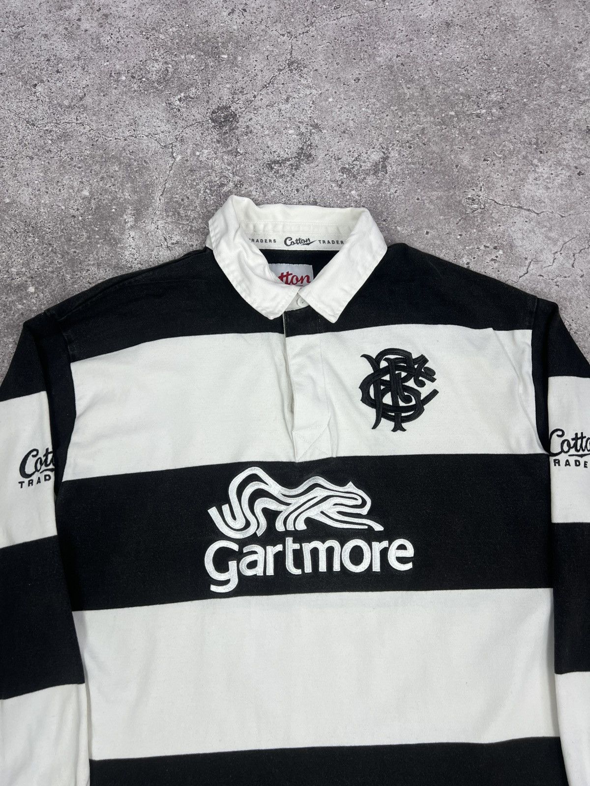 Cotton Traders Cotton Traders Barbarian Rugby Jersey Polo Shirt Long Sleeve Size US XL / EU 56 / 4 - 4 Thumbnail