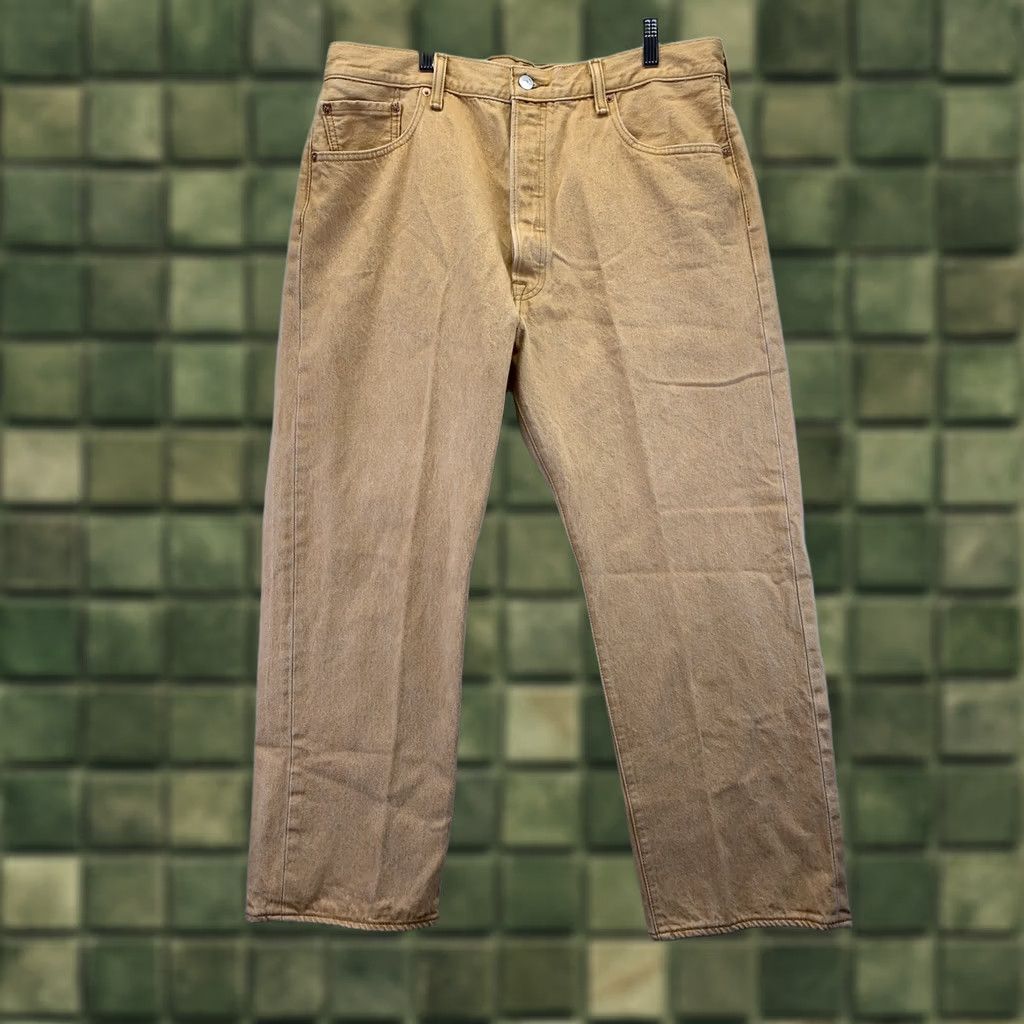 Levi's Levi’s Jeans 501XX Men’s 40x30 Gold Tone Denim Button Fly Straight 4978 Size US 40 / EU 56 - 1 Thumbnail