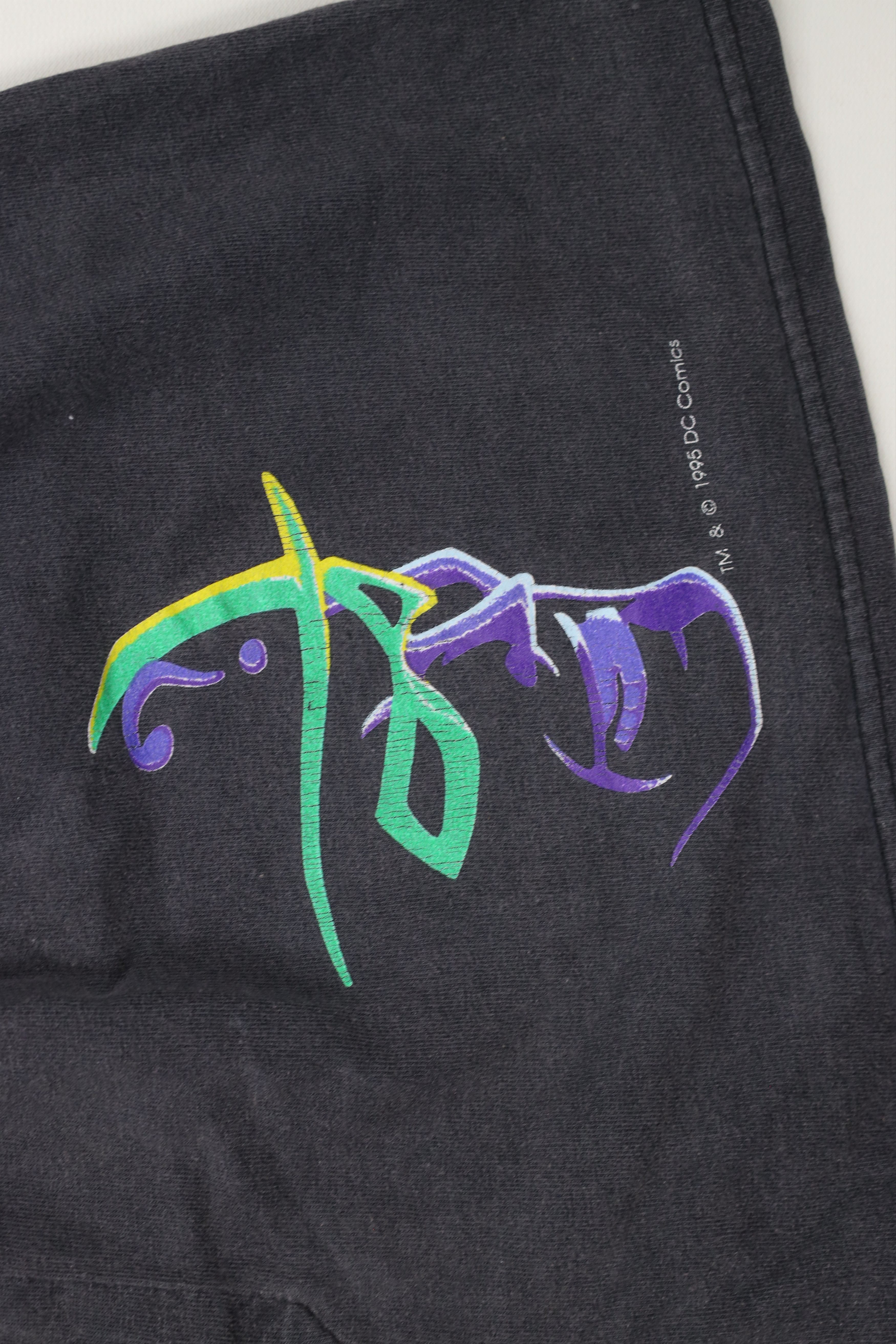 Vintage Vintage 90s Batman The Riddler Spell Out Short Shorts USA Size 30" / US 8 / IT 44 - 5 Thumbnail
