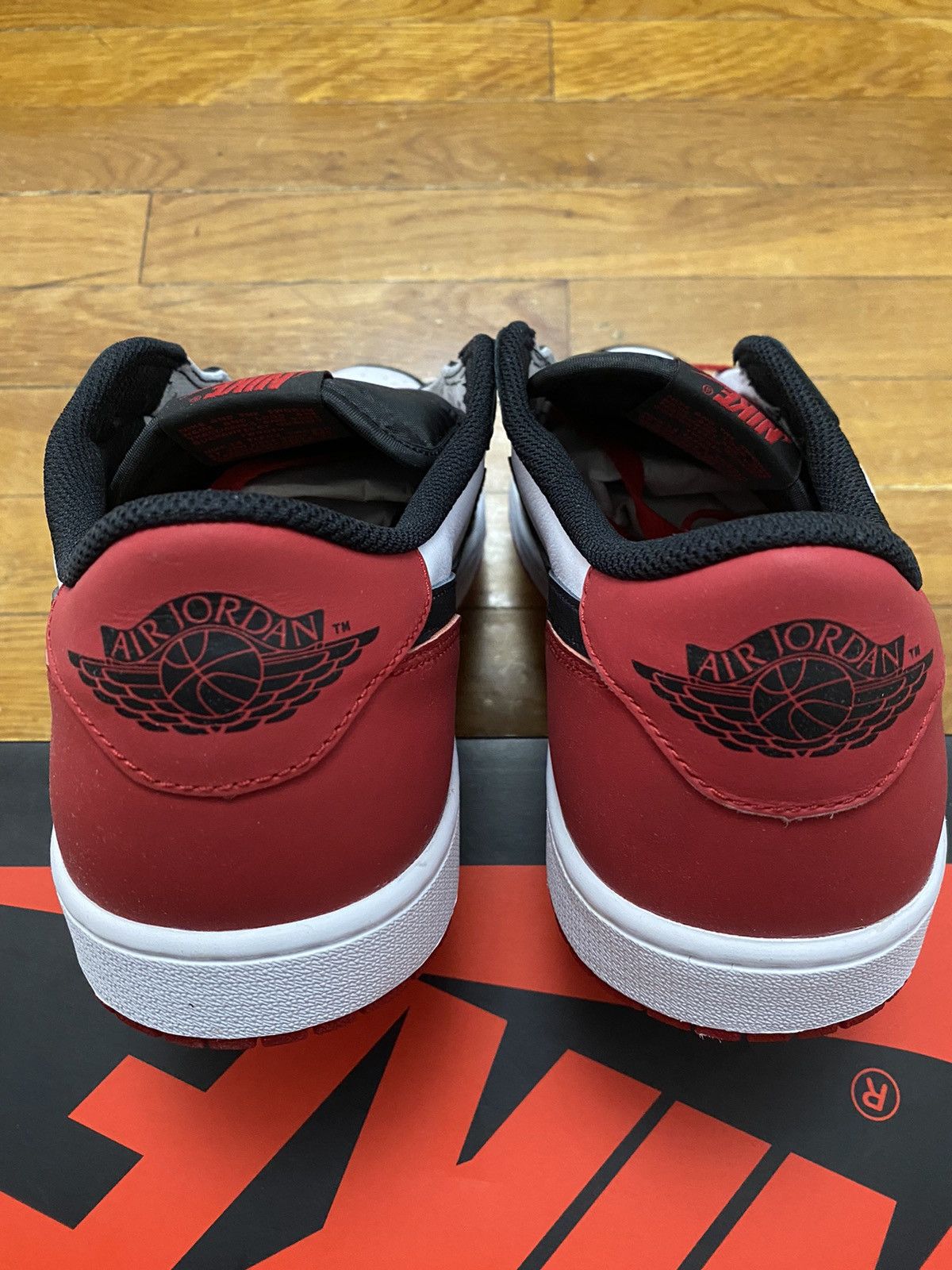Jordan Brand × Nike Size 13 - Jordan 1 Low Retro Black Toe Chicago Red Men's Size US 13 / EU 46 - 5 Thumbnail