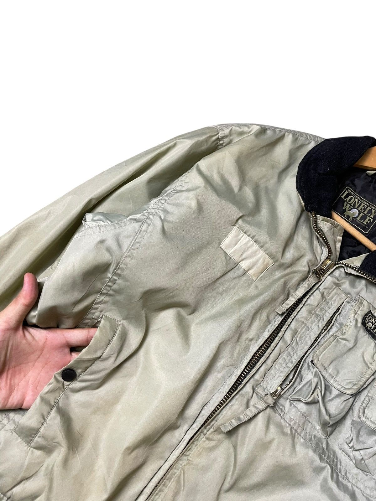 Japanese Brand × Vintage Lonely Wolf Brand Double Pocket Zipper Jacket (106) Size US M / EU 48-50 / 2 - 5 Thumbnail