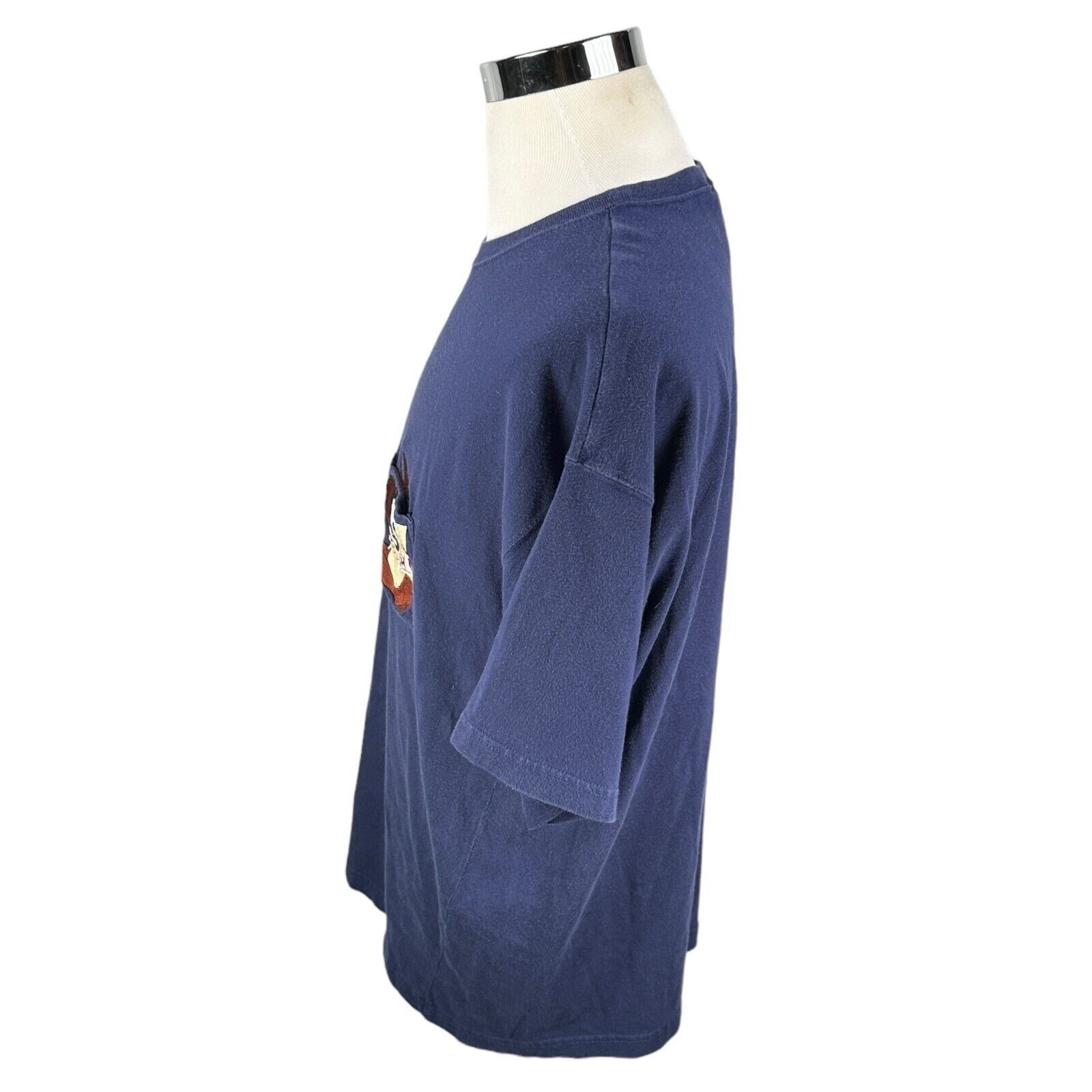Warner Bros Vintage Warner Bros Taz Pocket T-Shirt Men’s XL Blue Cotton Size US XL / EU 56 / 4 - 3 Thumbnail
