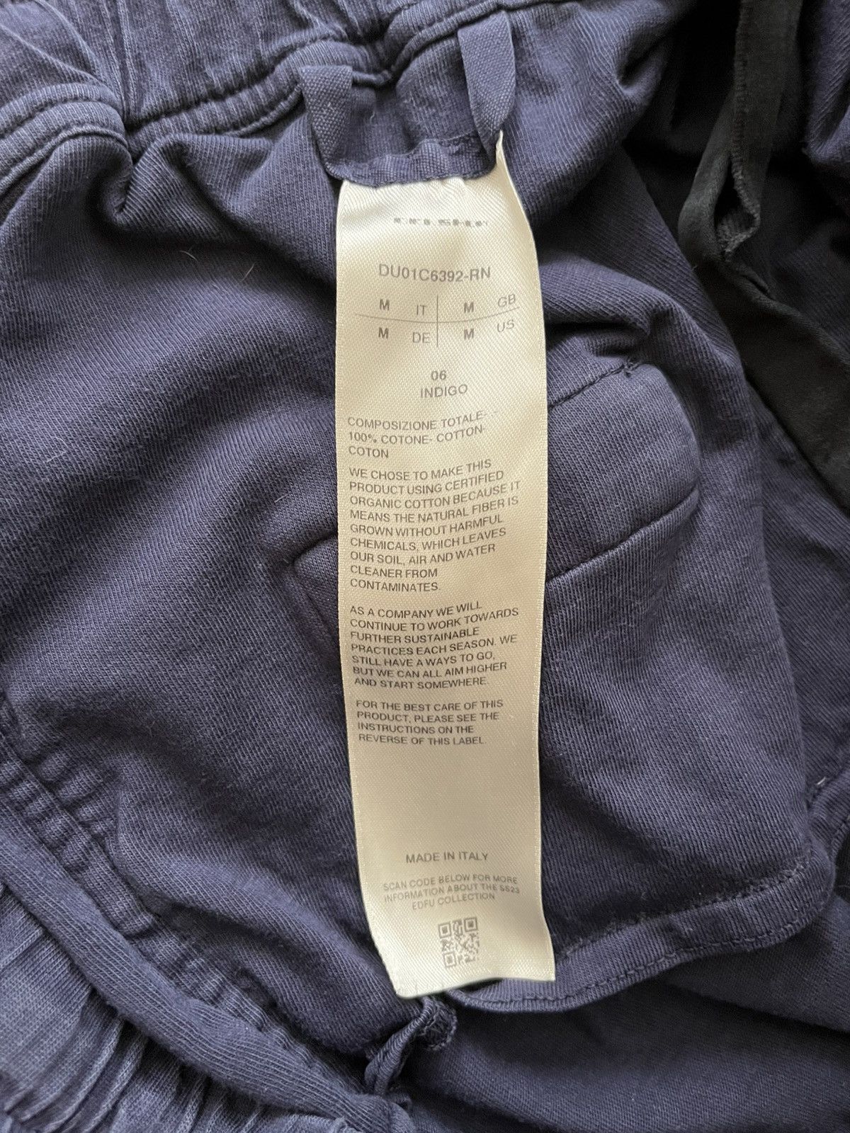 Rick Owens Drkshdw Rick Owens Drkshdw Berlin Sweatpants Indigo Navy Blue Size US 32 / EU 48 - 6 Thumbnail