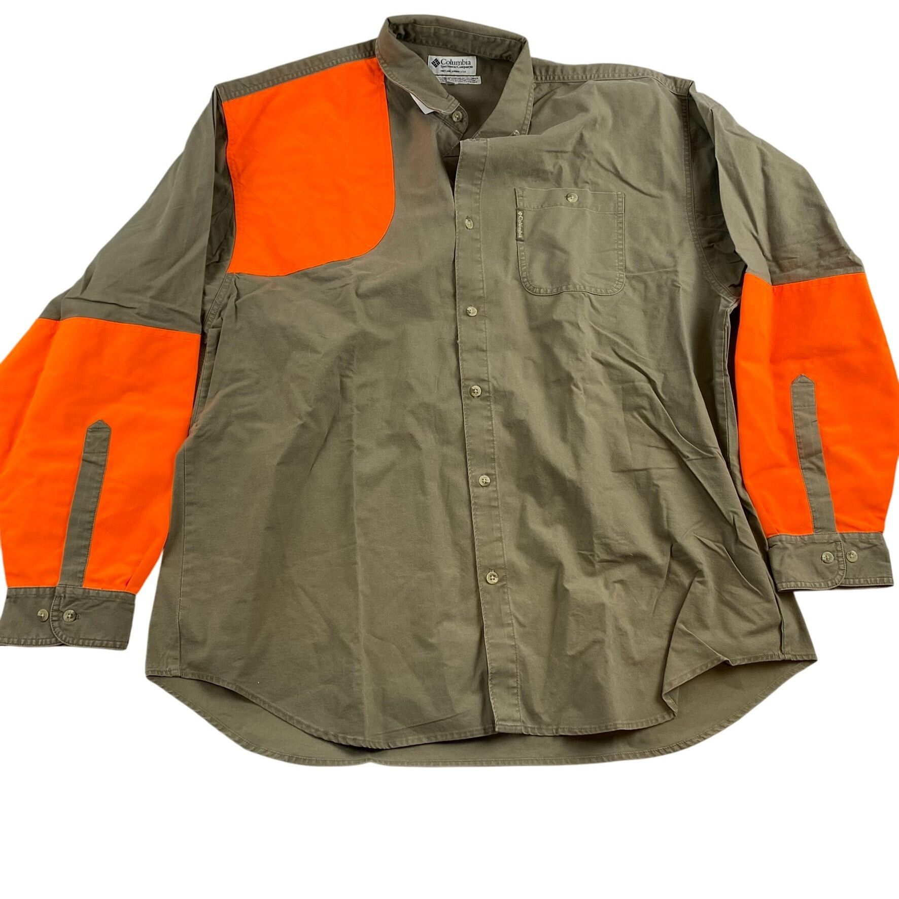 Columbia Columbia Mens Hunting Shirt XXL Outdoor Shirt Olive & Orange Size US XXL / EU 58 / 5 - 1 Thumbnail