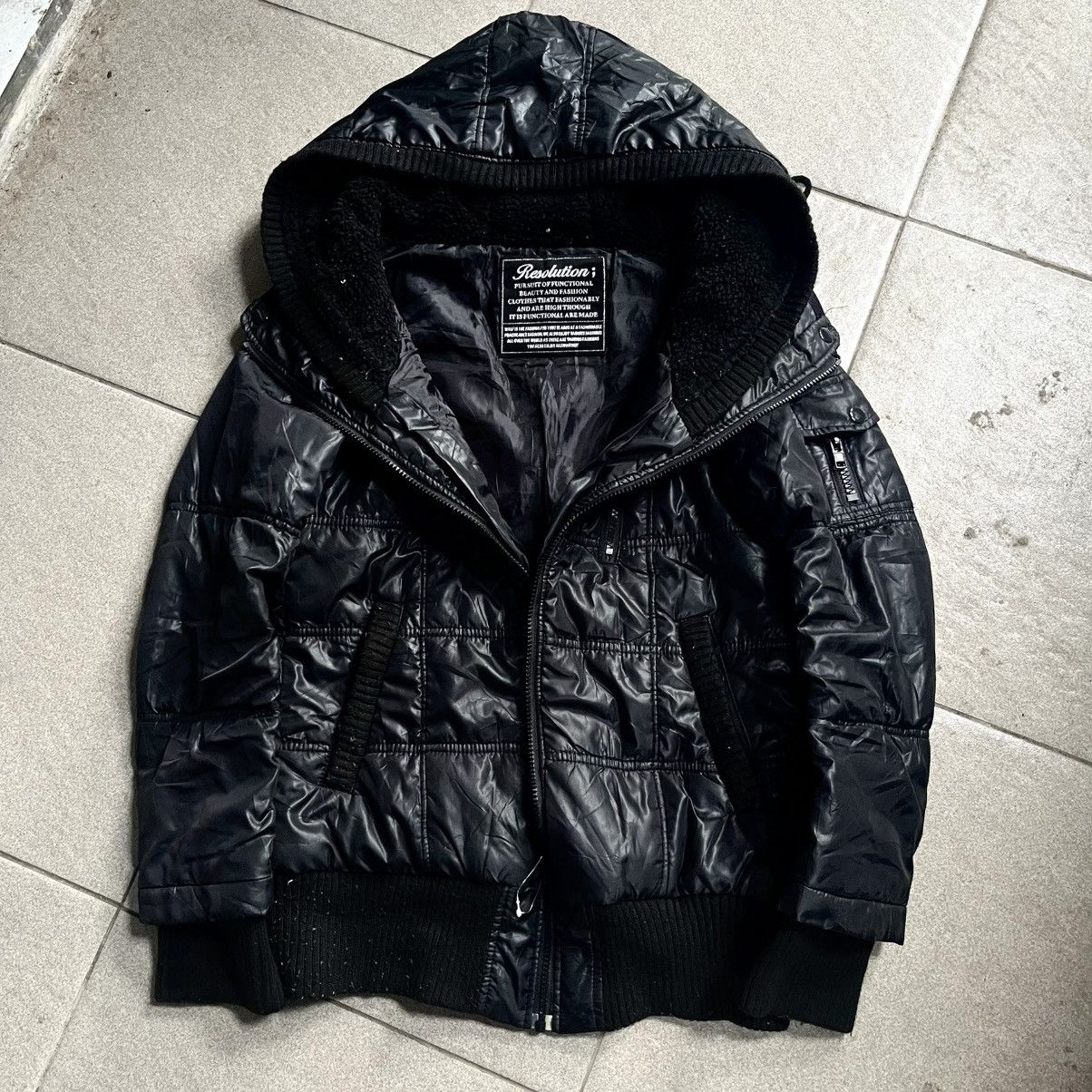 If Six Was Nine 🥷🏾 Resolution by Colza puffer gimick jacket black Size US M / EU 48-50 / 2 - 3 Thumbnail