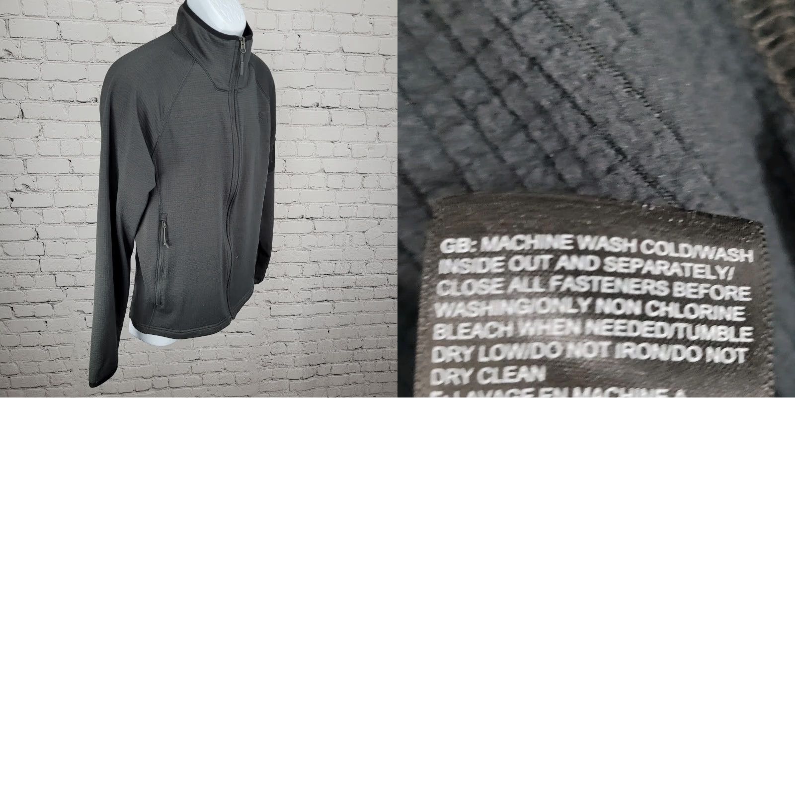 The North Face The North Face Grey Full Zip Lightweight Stretch Unlined Jacket M Size US M / EU 48-50 / 2 - 9 Thumbnail