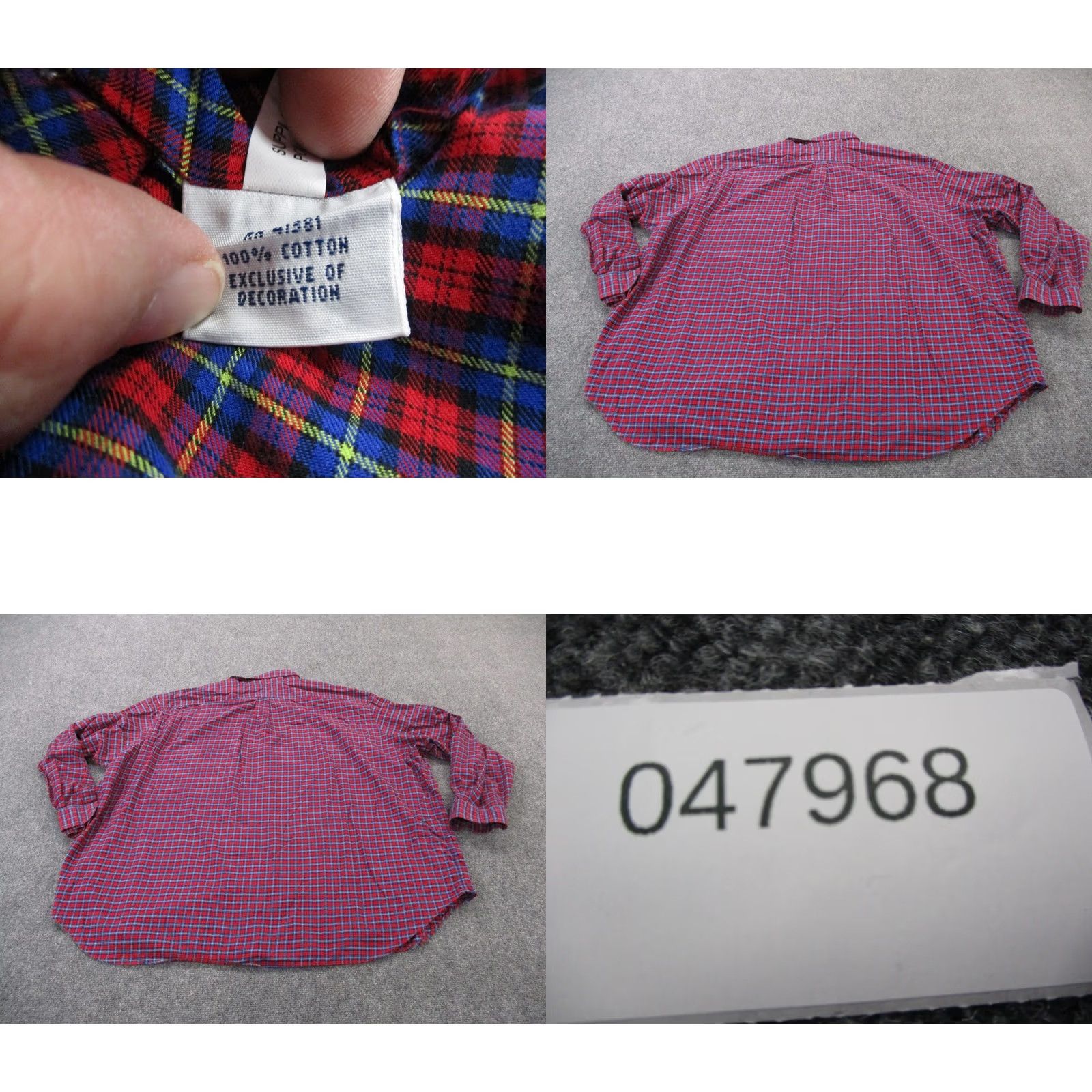 Polo Ralph Lauren Polo Ralph Lauren Men Shirt 4XB Plaid Flannel Work Country Barn Casual Pony Logo Size US XXL / EU 58 / 5 - 8 Thumbnail