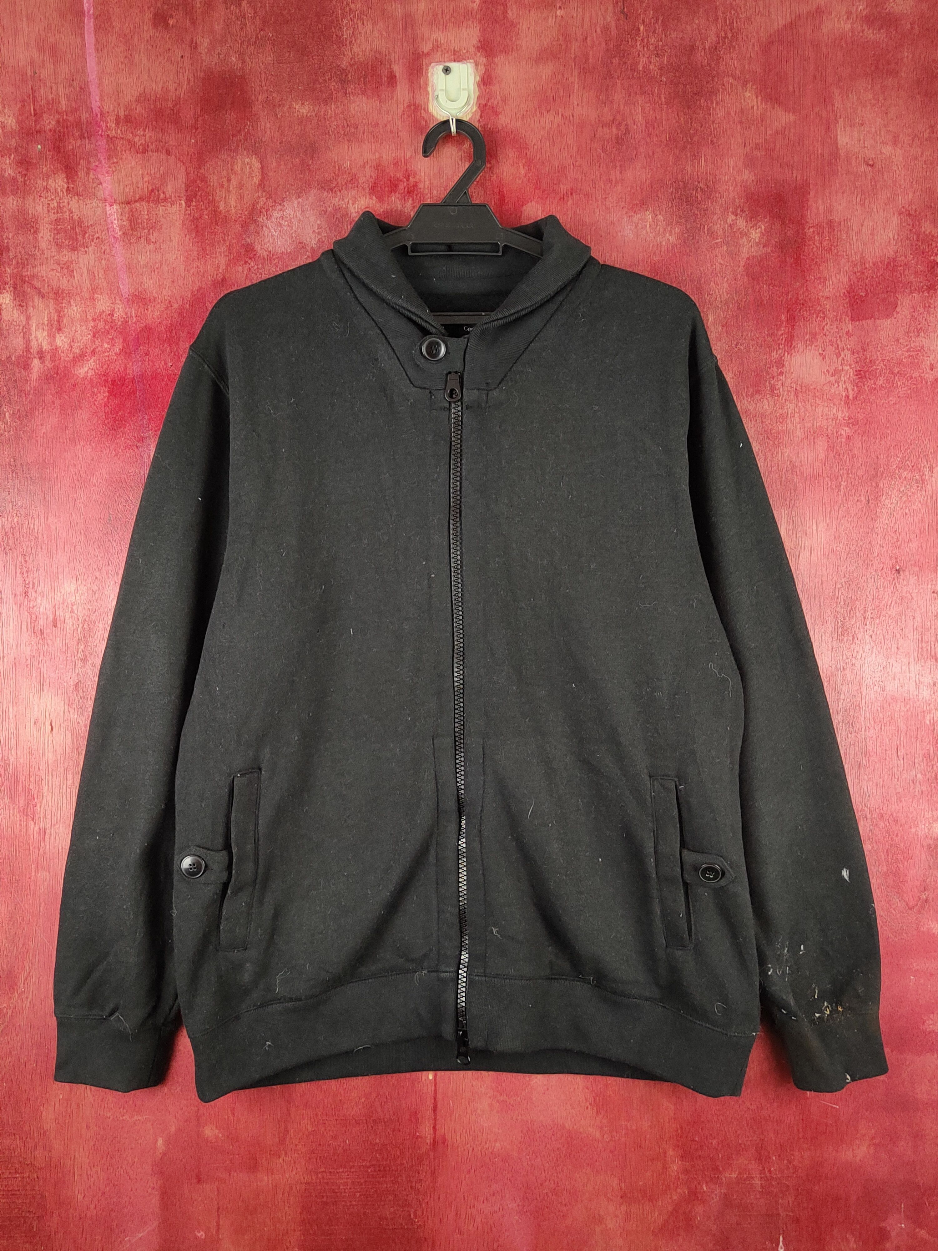 George × Japanese Brand × Vintage George Black ripped distressed Sweaters #S2117 Size US L / EU 52-54 / 3 - 1 Thumbnail