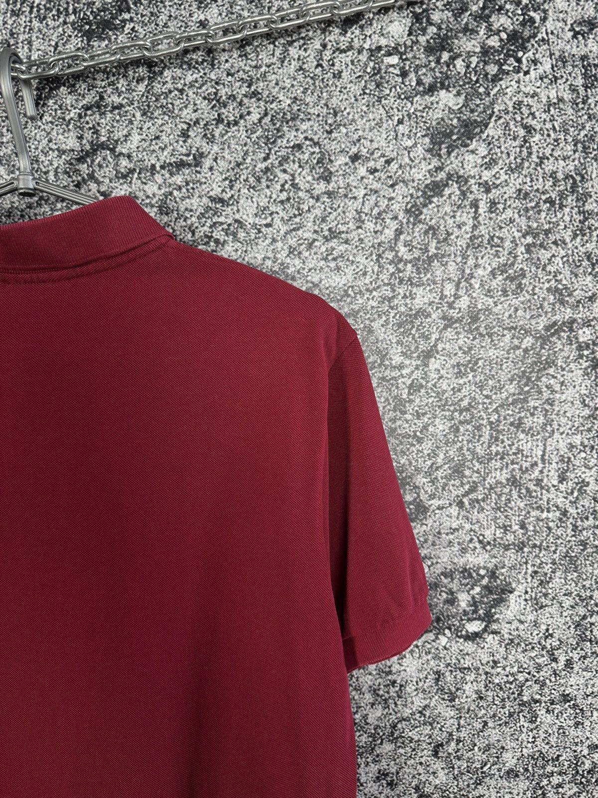 Lacoste Men’s Lacoste Vintage Polo Shirt Burgundy Luxury Size 5 Size US L / EU 52-54 / 3 - 10 Thumbnail