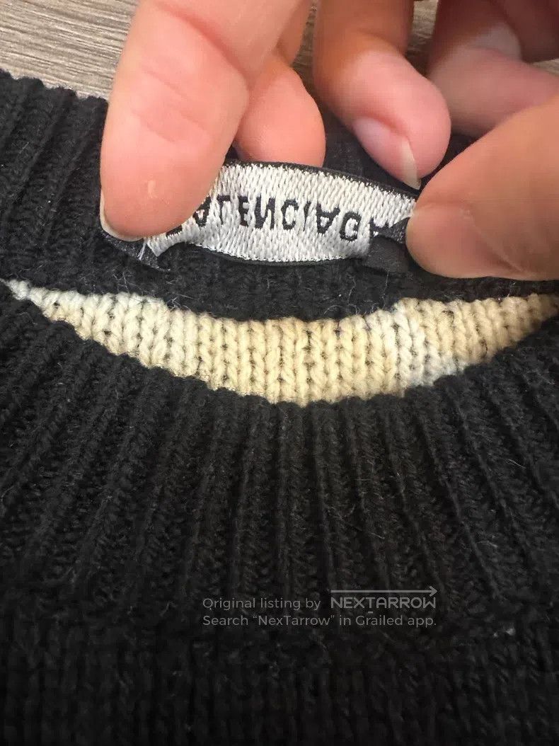 Other Balenciaga Black and White Bulletproof Sweater Size US S / EU 44-46 / 1 - 3 Thumbnail