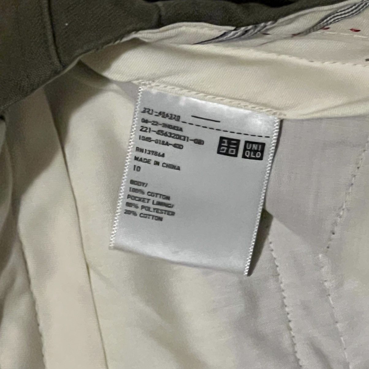 Uniqlo Ines De La Fressange Uniqlo Womens Green Dress Pants 28x26 Size 28" / US 6 / IT 42 - 3 Thumbnail
