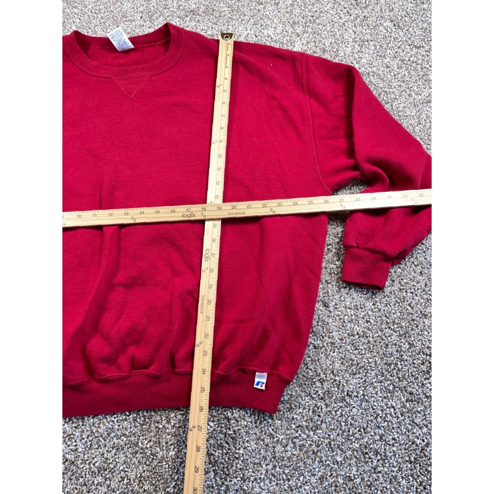 Russell Athletic VTG Russell Athletic Sweatshirt Adult 2XL Dark Red Crewneck Solid Blank 50/50 Size US XXL / EU 58 / 5 - 5 Thumbnail