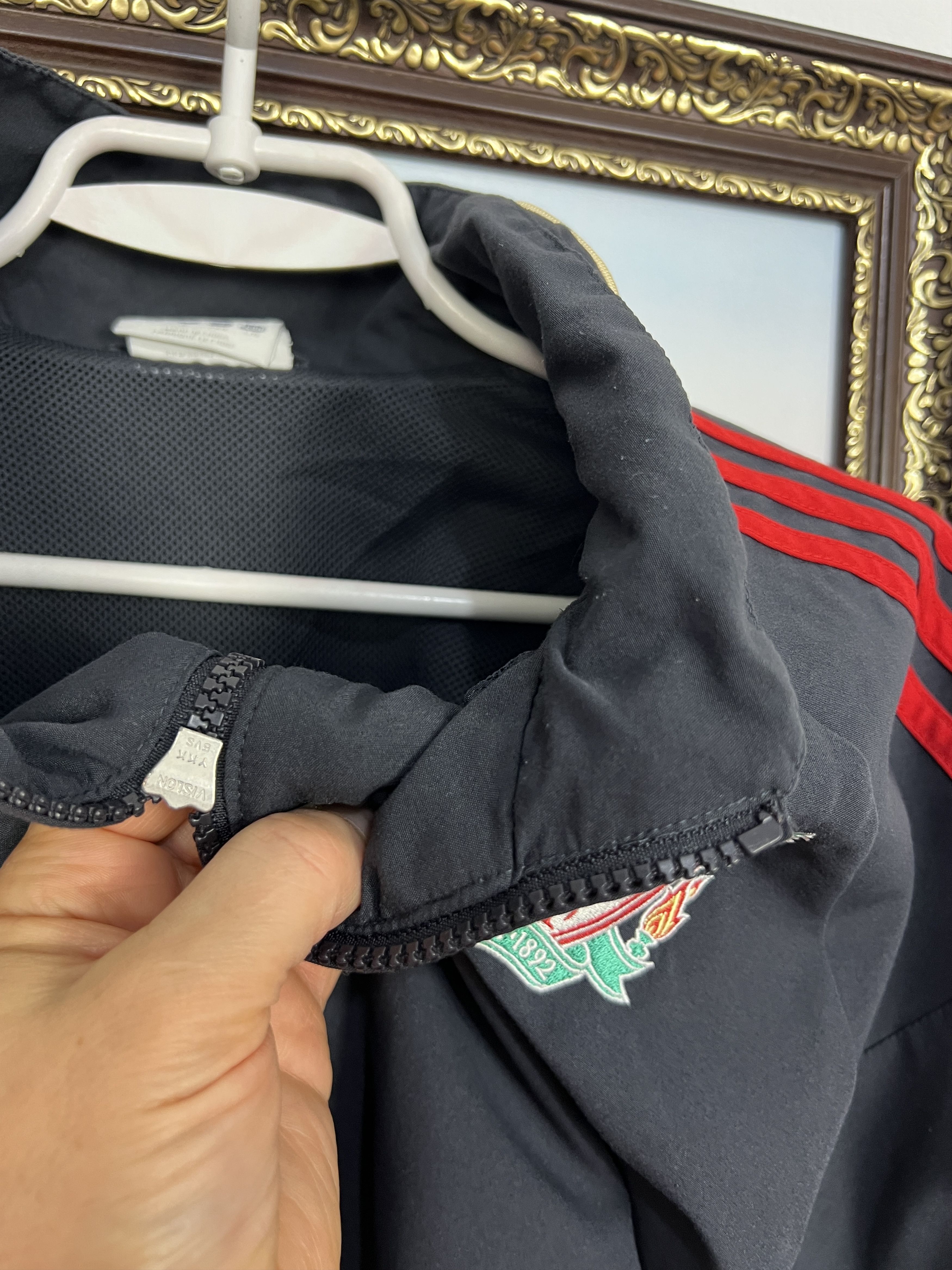 Adidas Vintage Liverpool Football Jacket Soccer Track Top Zip Rare Size US L / EU 52-54 / 3 - 4 Thumbnail