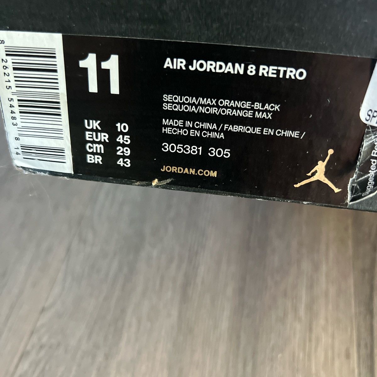 Jordan Brand Air Jordan 8 Retro Take Flight Size US 11 / EU 44 - 7 Thumbnail