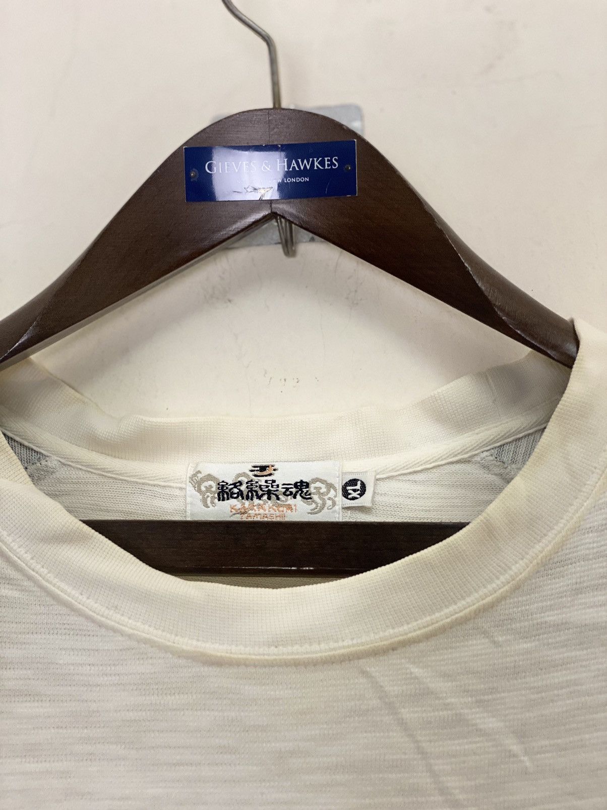 If Six Was Nine × Japanese Brand Japanese Brand Kara Kuri Triple Pocket Tee Size US XL / EU 56 / 4 - 16 Thumbnail