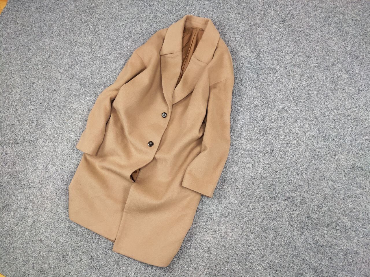 GU GU Japan Wool blend oversize chester Beige Coat Jacket Size S / US 4 / IT 40 - 3 Thumbnail