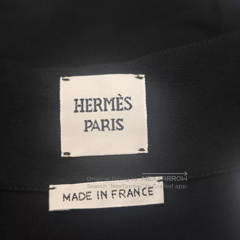 Hermes Hermes Black Metal Ring Silk Short Skirt Size 25" / US 0 / IT 36 - 5 Thumbnail