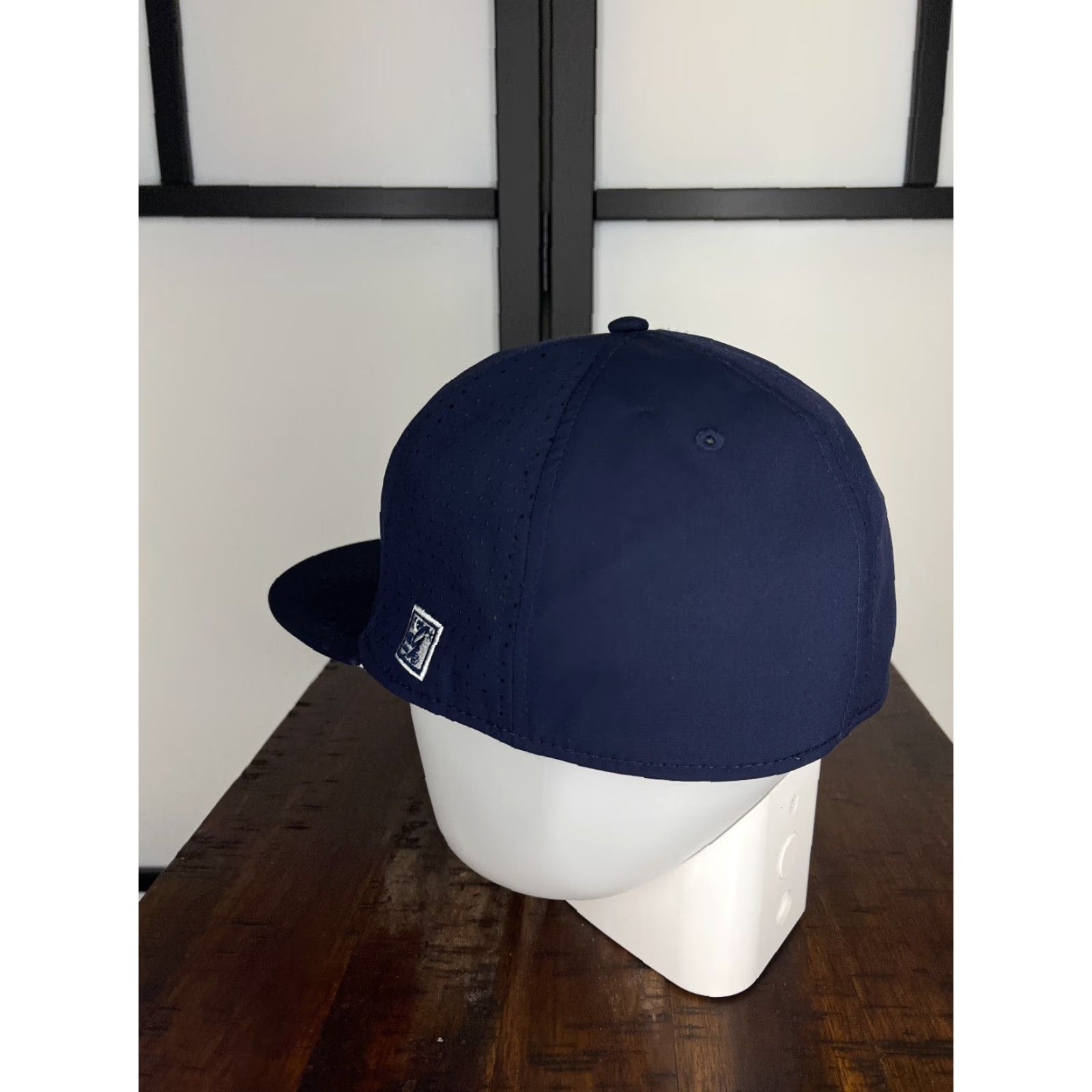 Cougar The Game Cougars Hat Cap Fitted Adult One Size Blue White Polyester Spandex Knit Baseball Cap Logo School Mens Size ONE SIZE - 5 Thumbnail