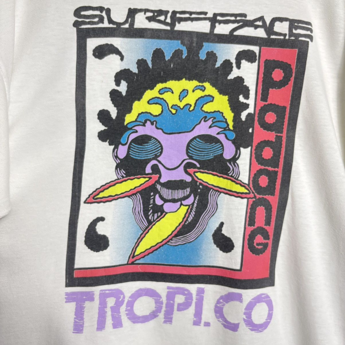 Vintage Vintage 90s Surfface Ancient Dragon Surf Graphic T-Shirt Size US L / EU 52-54 / 3 - 2 Thumbnail