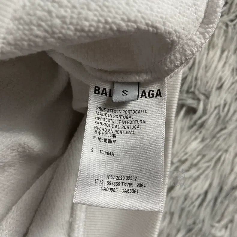 Balenciaga Balenciaga Castle Print White Hooded Sweatshirt Size US S / EU 44-46 / 1 - 4 Thumbnail