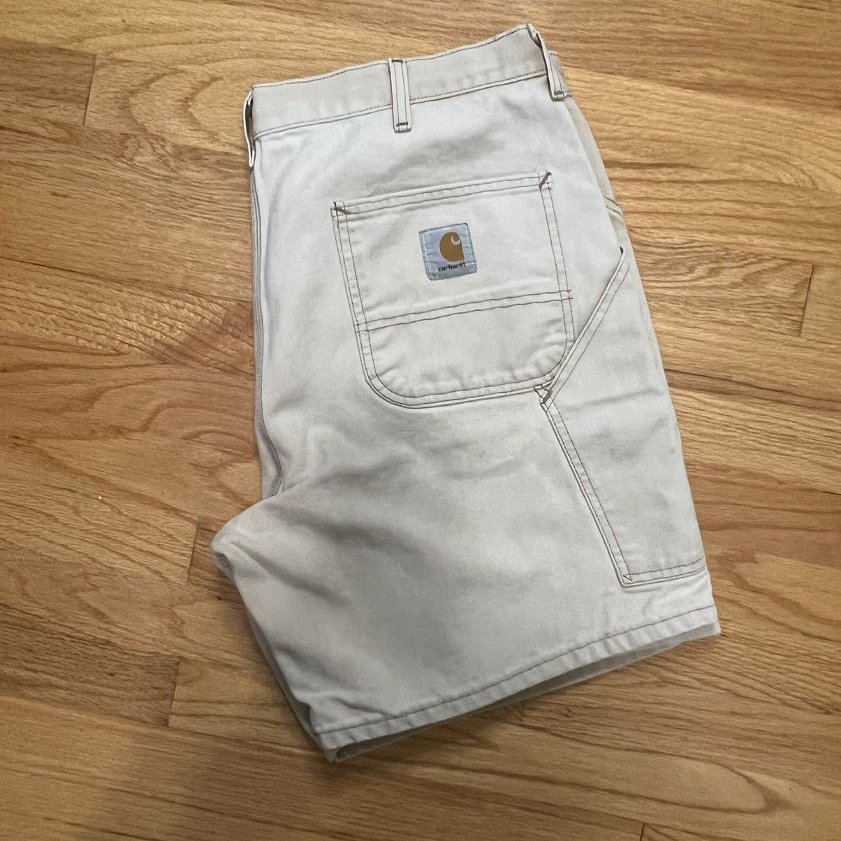 Carhartt × Vintage Vintage Carhartt Shorts 40 Duck Canvas Carpenter WU1906 90s Size US 40 / EU 56 - 2 Thumbnail