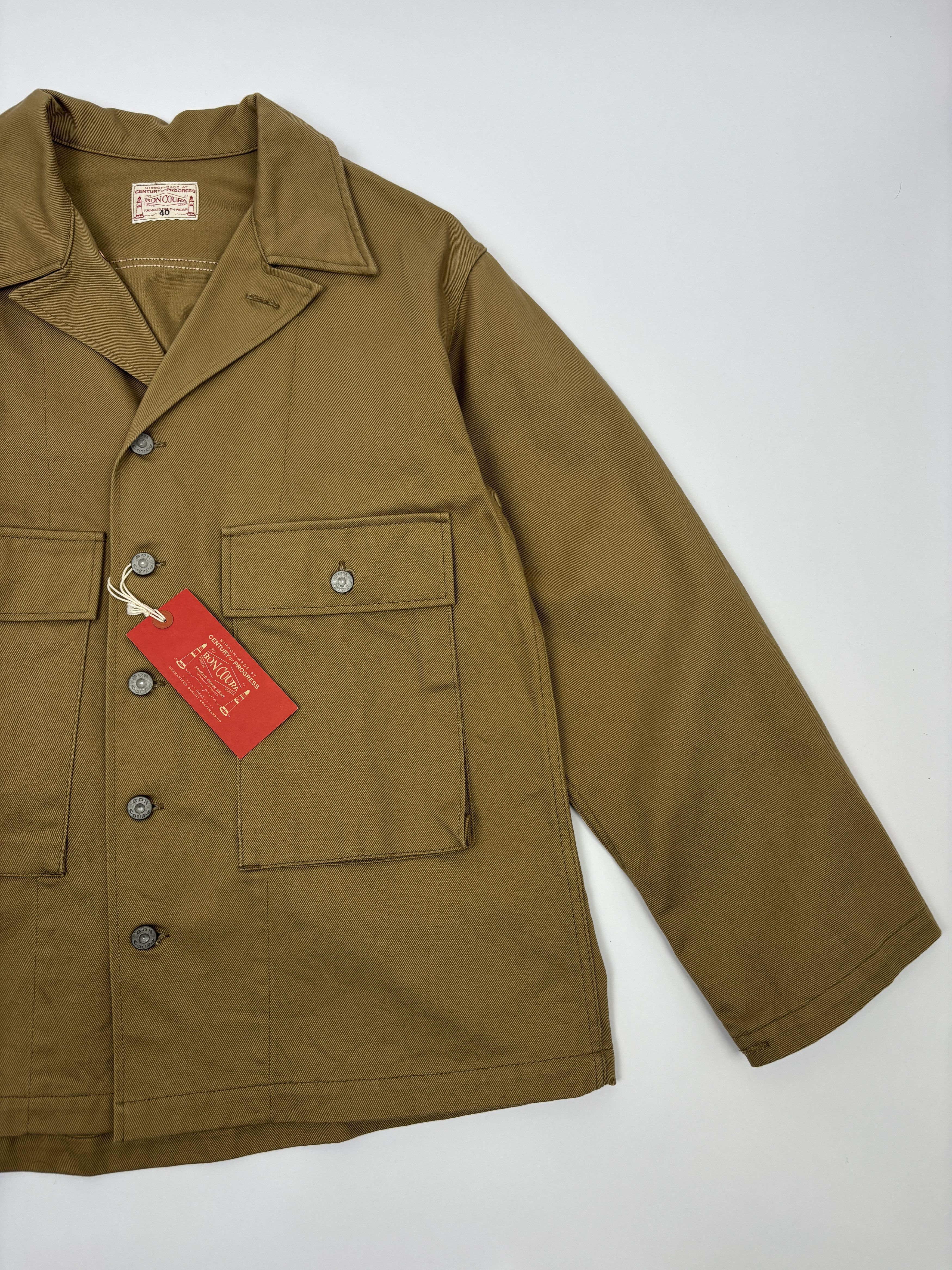 BONCOURA Boncoura B-43 English Twill Jacket Khaki Size US L / EU 52-54 / 3 - 3 Thumbnail