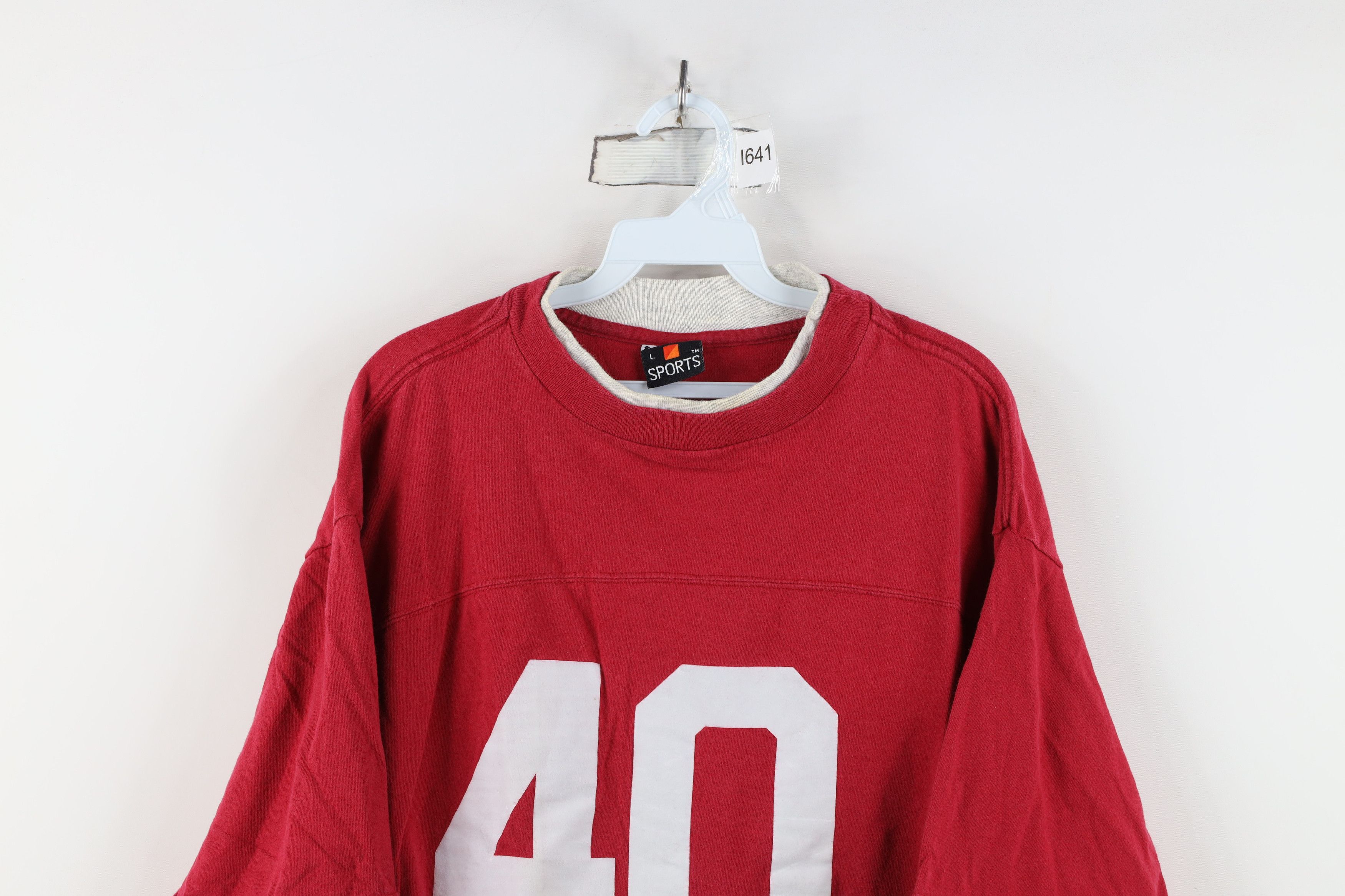 Vintage Vintage 90s Ohio State University Football Jersey T-Shirt Size US L / EU 52-54 / 3 - 2 Thumbnail