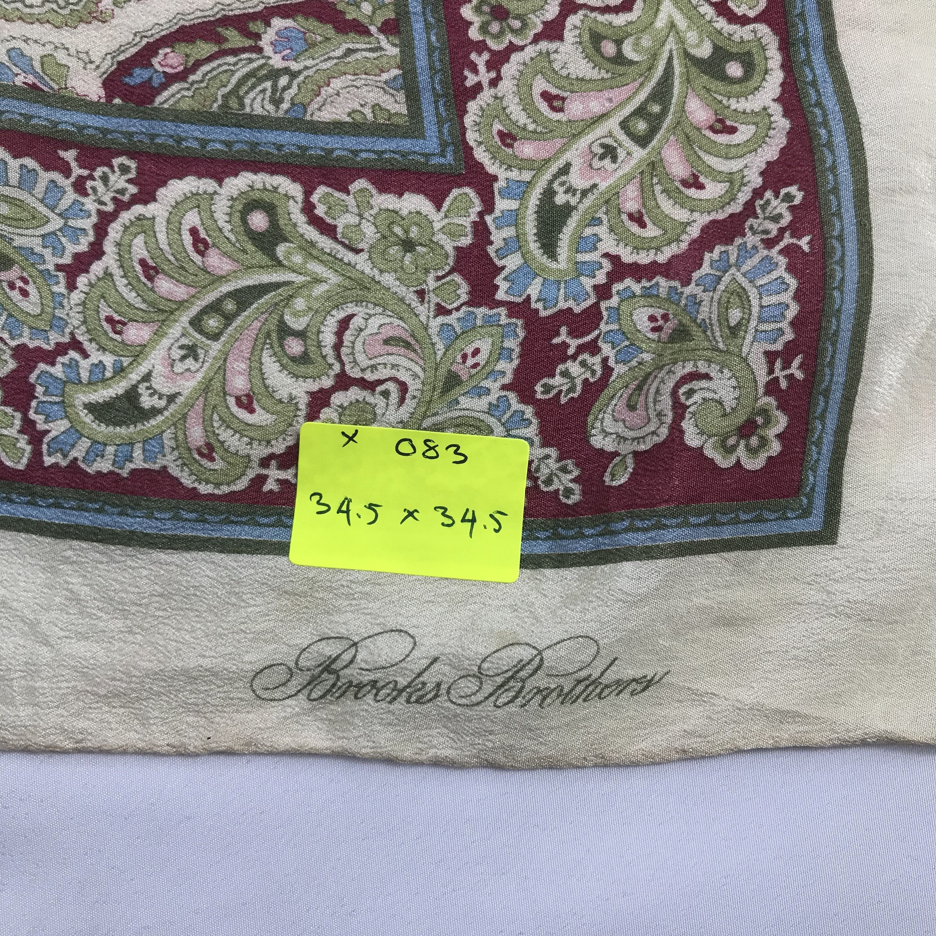 Brooks Brothers Vintage Brooks Brothers Silk Scarf Size ONE SIZE - 5 Thumbnail