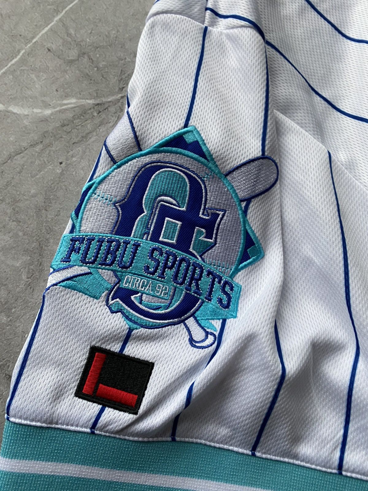 Fubu 🇺🇸 Vintage 90s Fubu Harlem 05 Baseball Stussy Style t-shirt Size US L / EU 52-54 / 3 - 9 Thumbnail