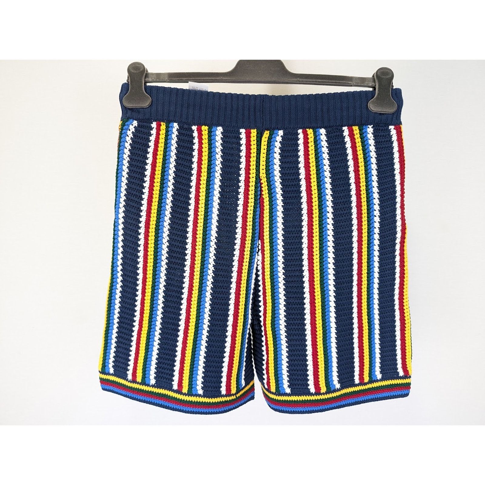 Casablanca o1rshd1 DUP / Cotton Crochet Shorts in Navy Size US 34 / EU 50 - 8 Thumbnail