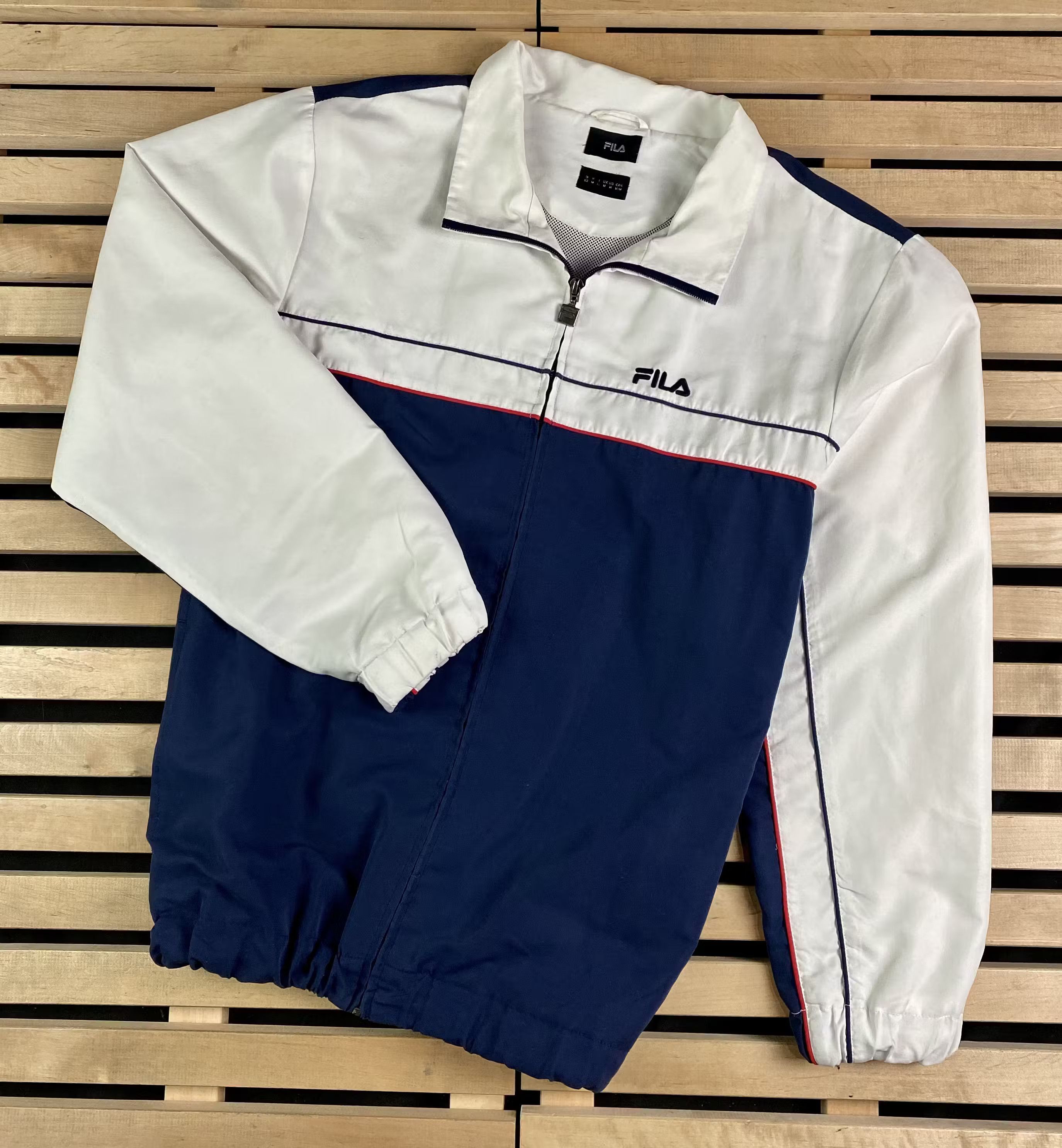 Fila × Vintage Mens Bomber Jacket Fila Vintage Size M Size US M / EU 48-50 / 2 - 1 Thumbnail