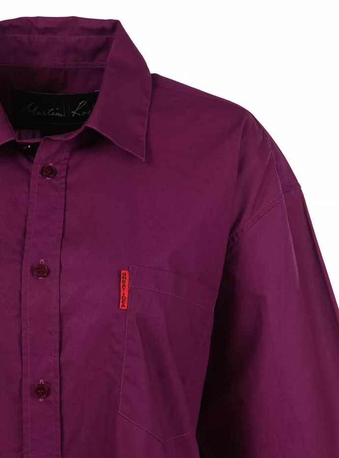 Martine Rose Martine Rose Purple loose shirt Size XS / US 0-2 / IT 36-38 - 3 Thumbnail