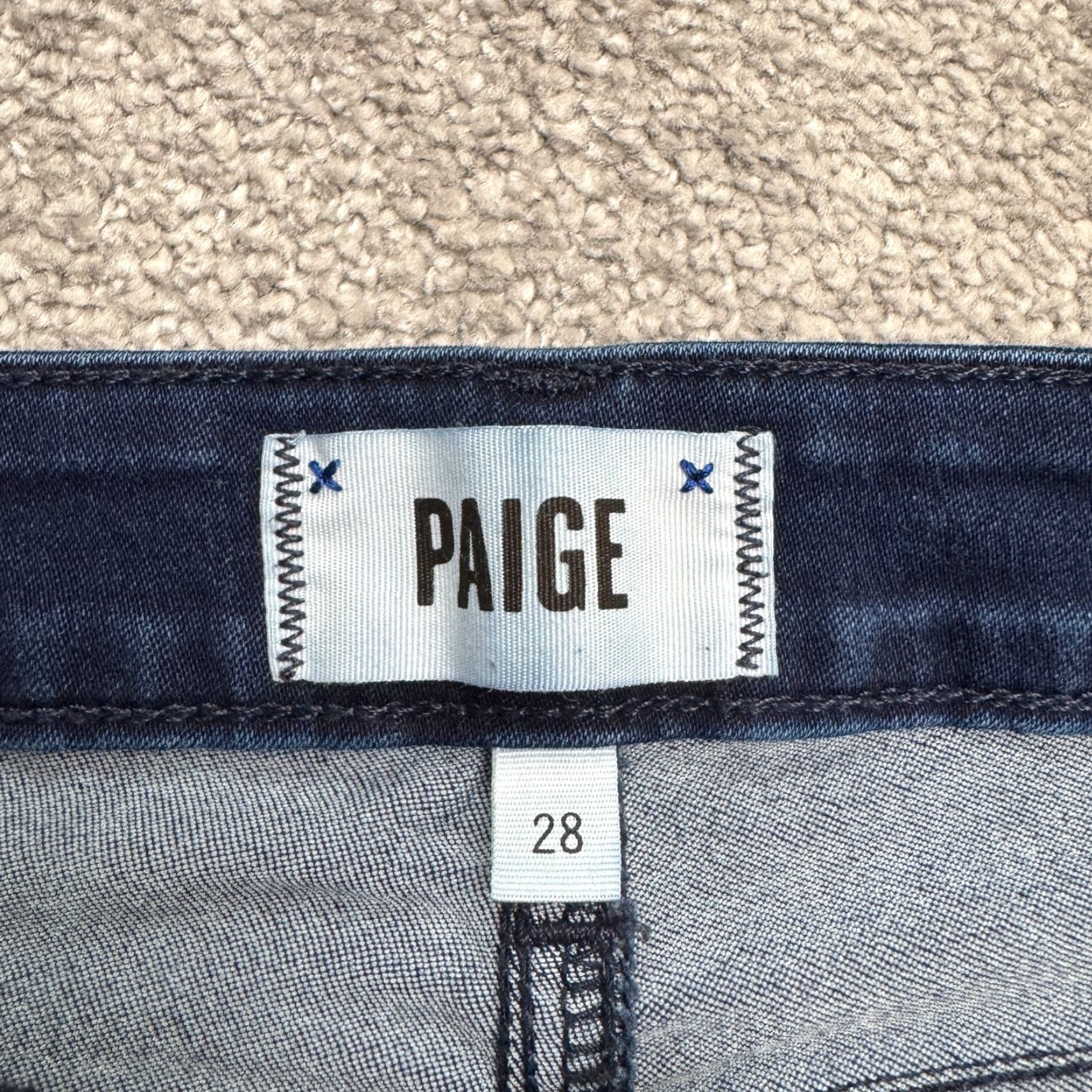 Paige Paige Verdugo Ankle Jeans Womens 28 Denim Blue Dark Wash Mid Rise Slim 5-Pocket Size 28" / US 6 / IT 42 - 6 Thumbnail