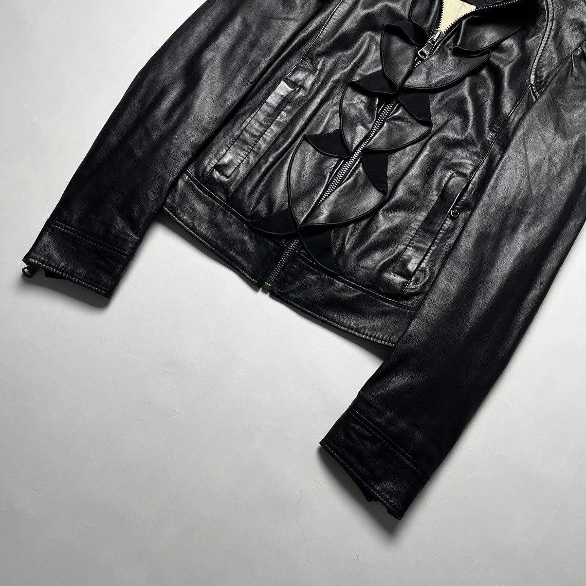 Dolce & Gabbana Dolce Gabbana Leather Jacket Size XS / US 0-2 / IT 36-38 - 5 Thumbnail
